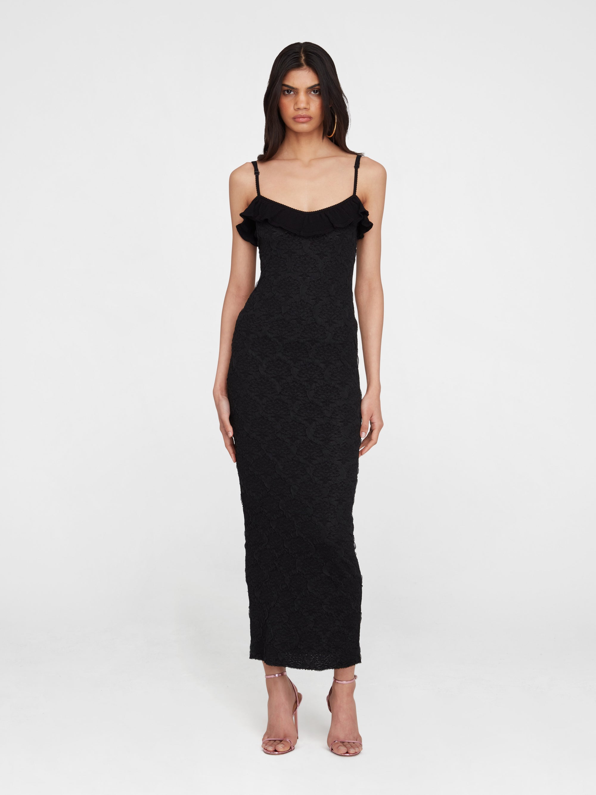 Lanzarote Black Long Dress