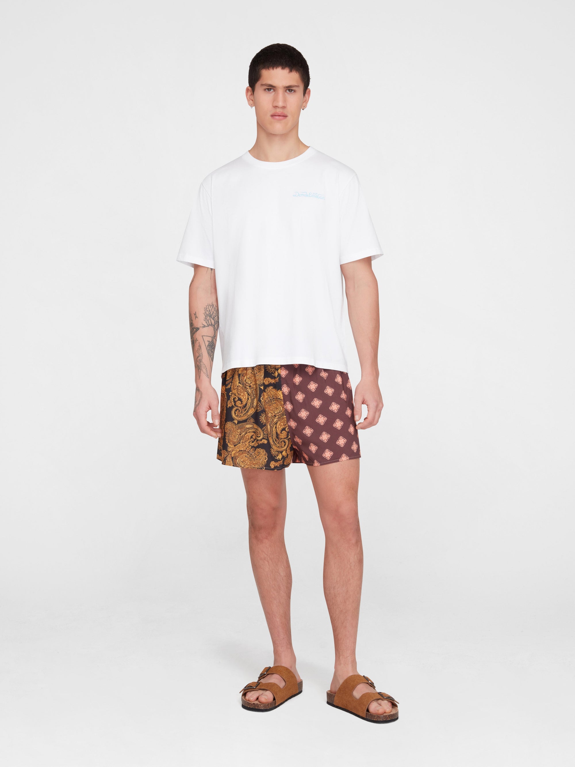 Brown Estrellitas Shorts