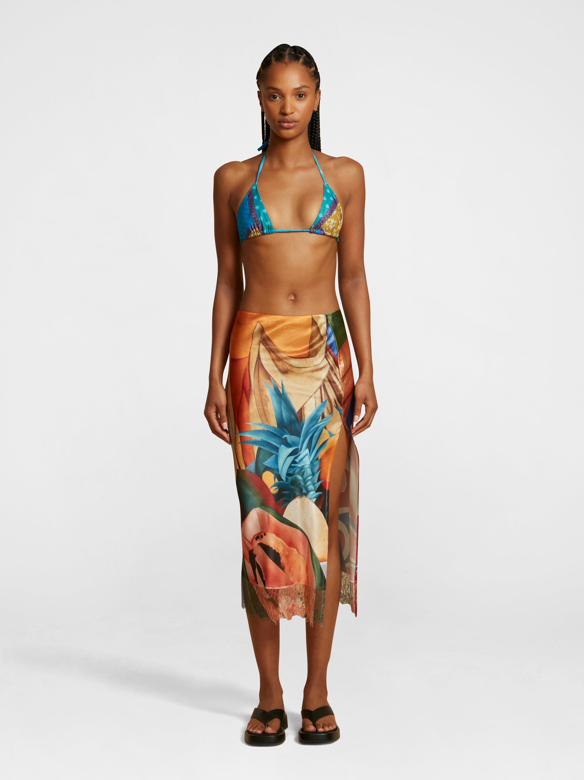 Salpicon Silk Skirt