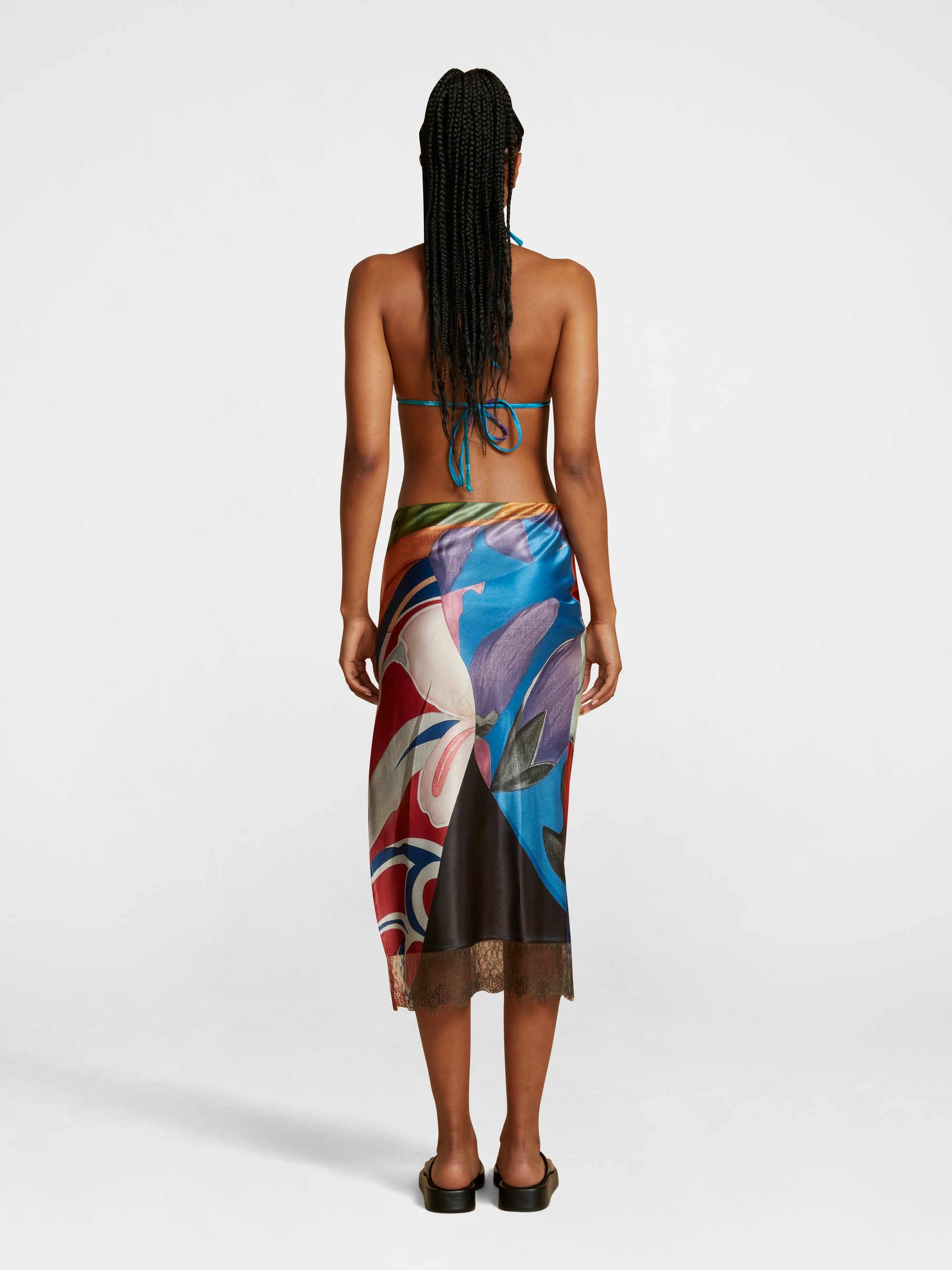 Salpicon Silk Skirt
