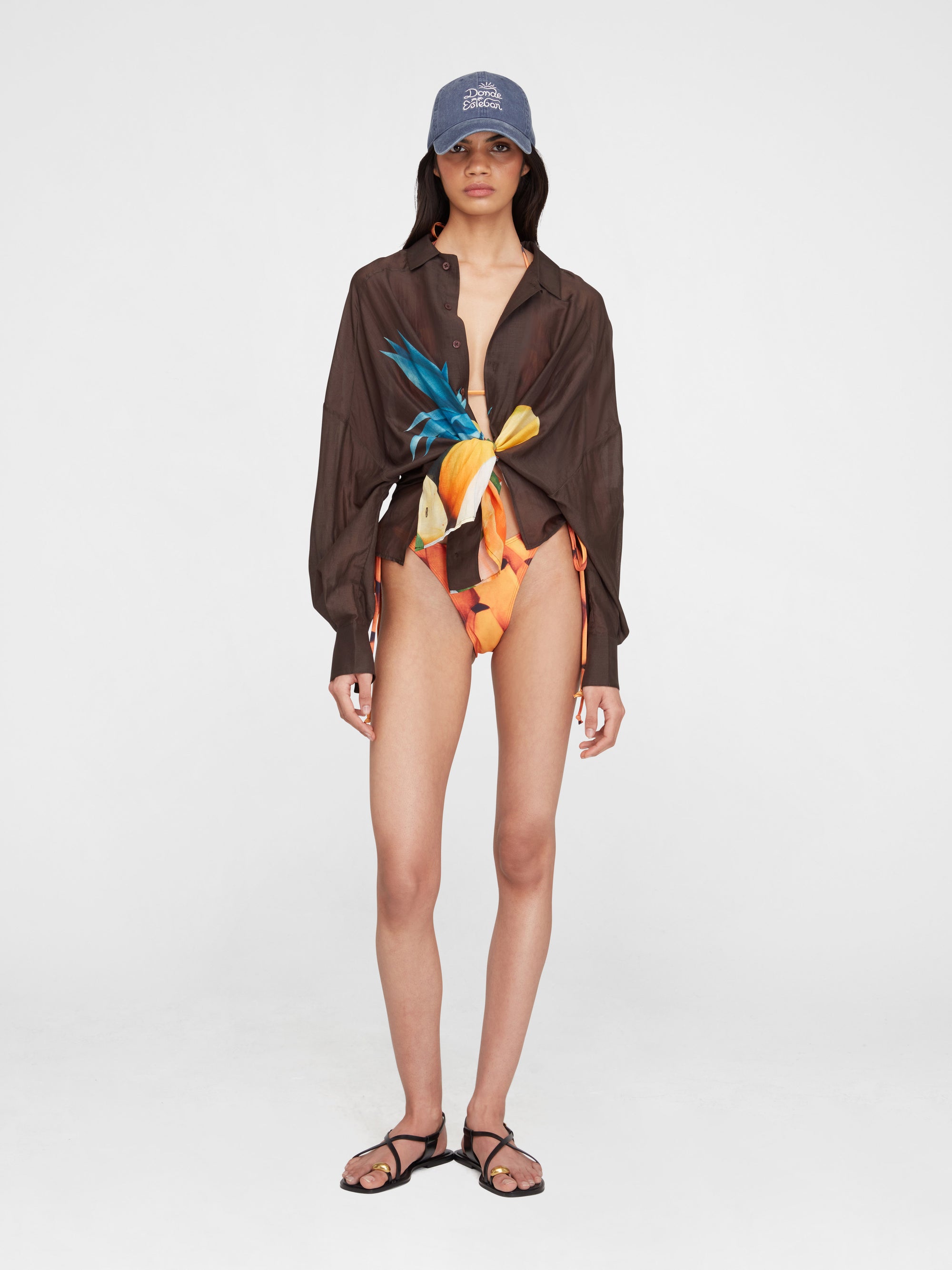 Salpicon Long Sleeve Silk Shirt