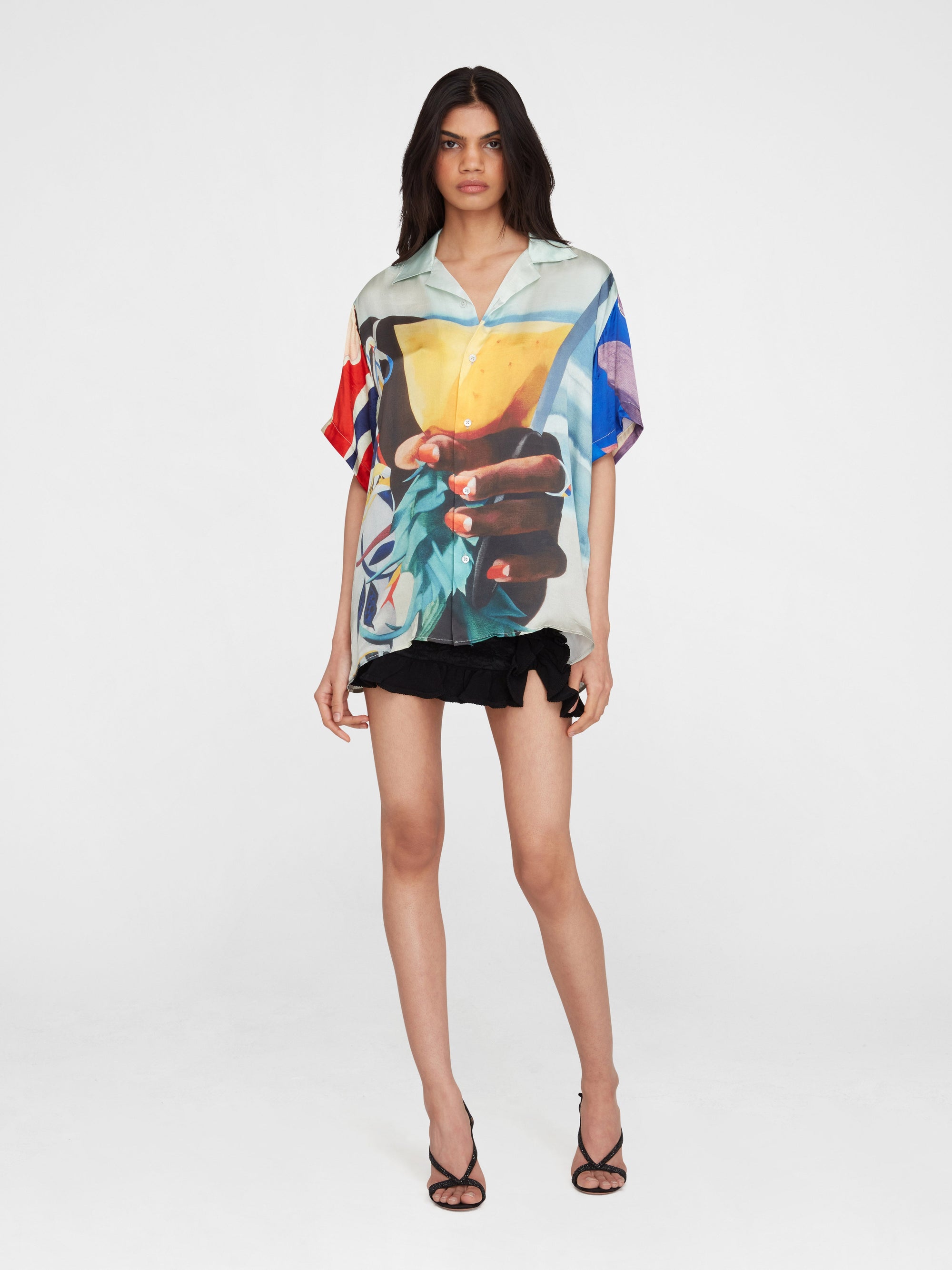 Salpicon Short Sleeve Silk Shirt