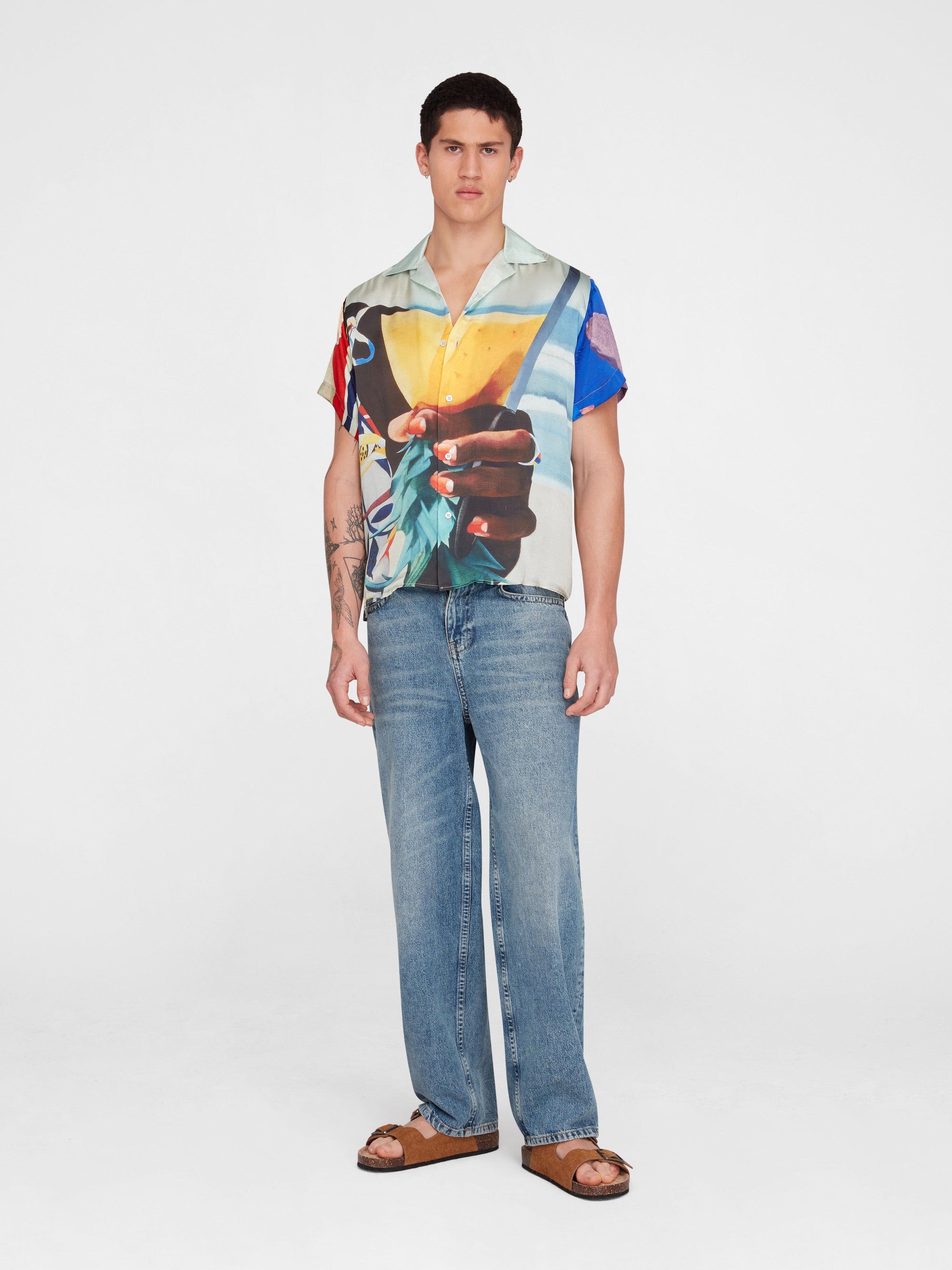 Salpicon Short Sleeve Silk Shirt