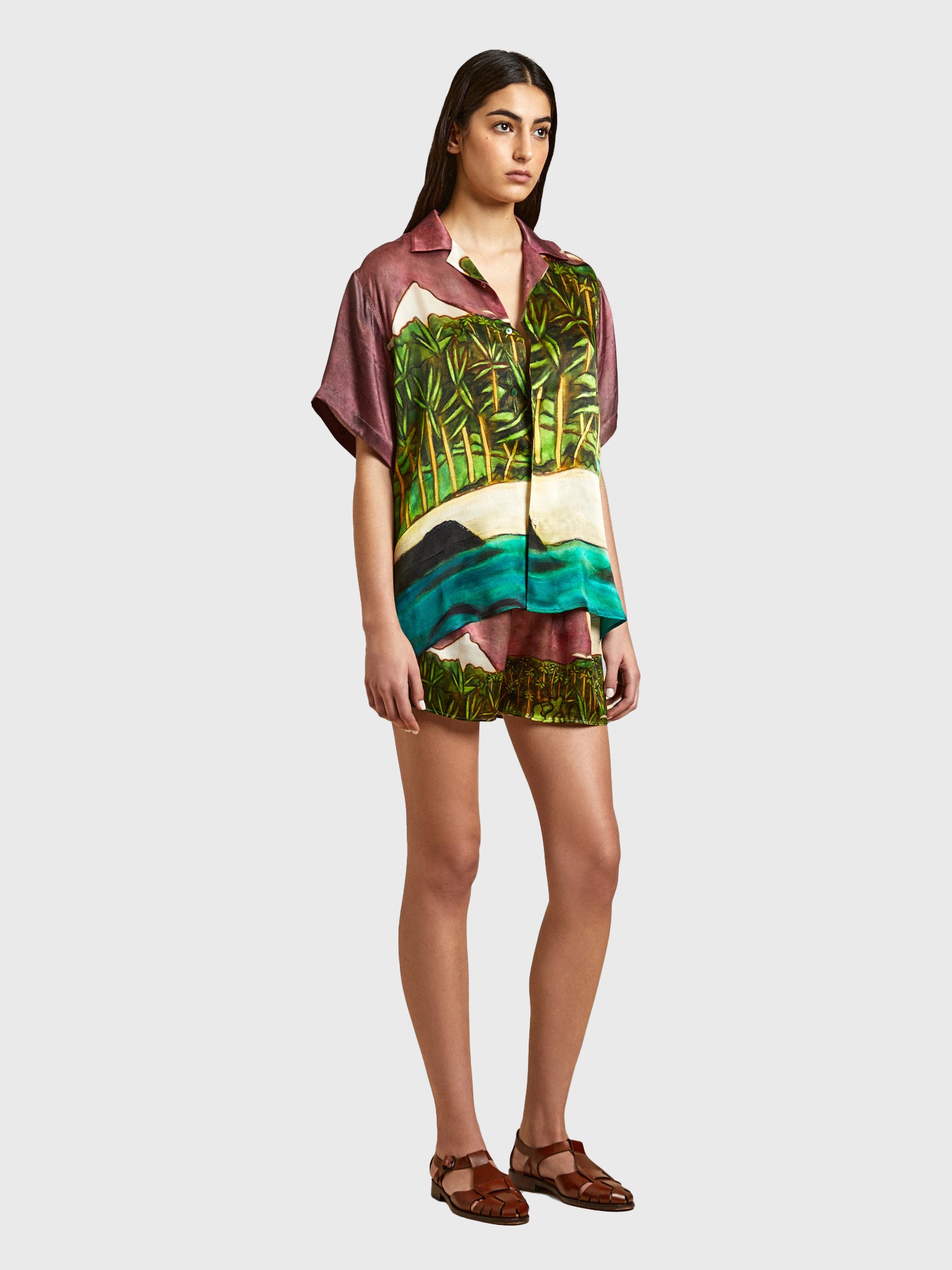 La Sierra Silk Mini Shorts