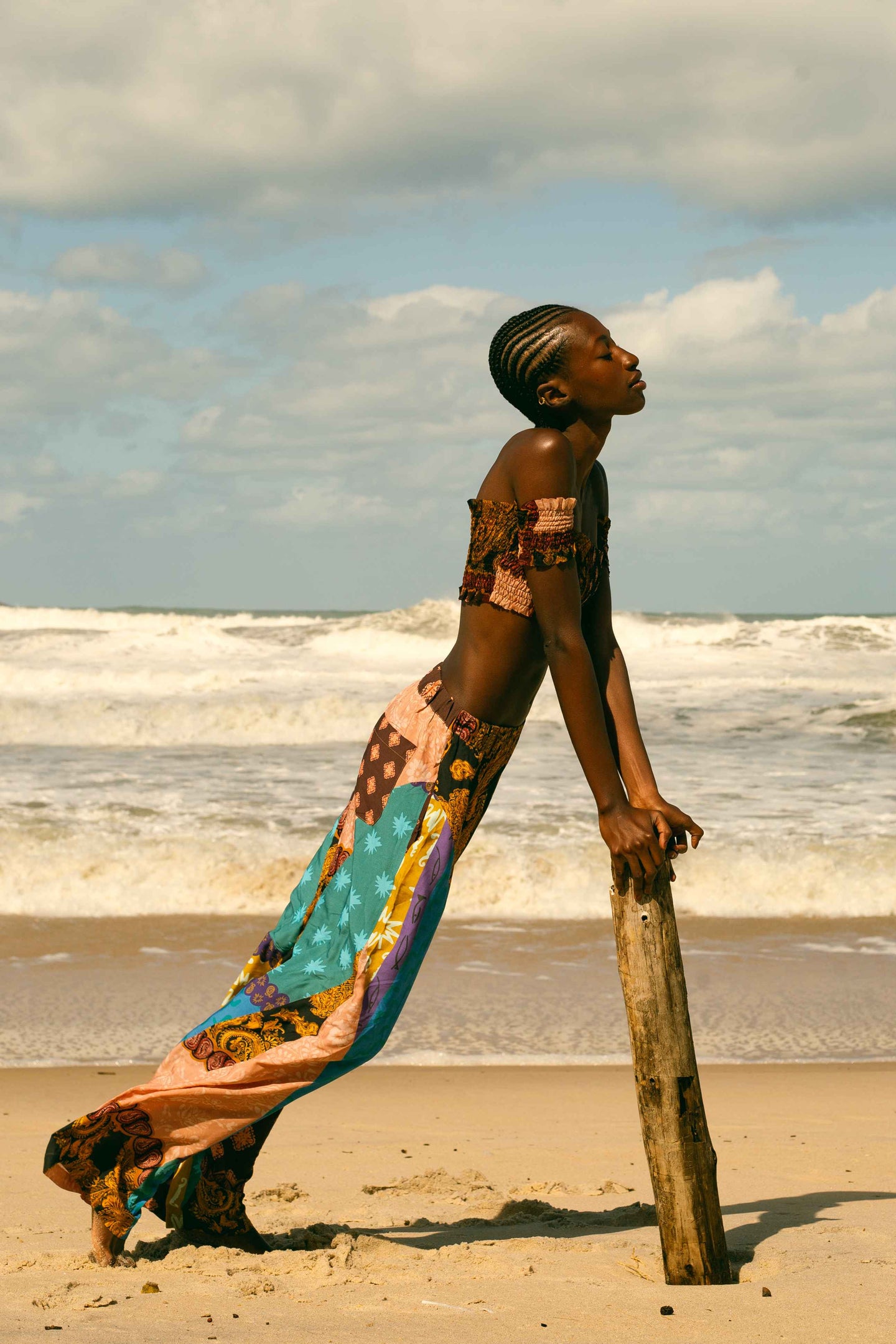 Brown Estrellitas Pants