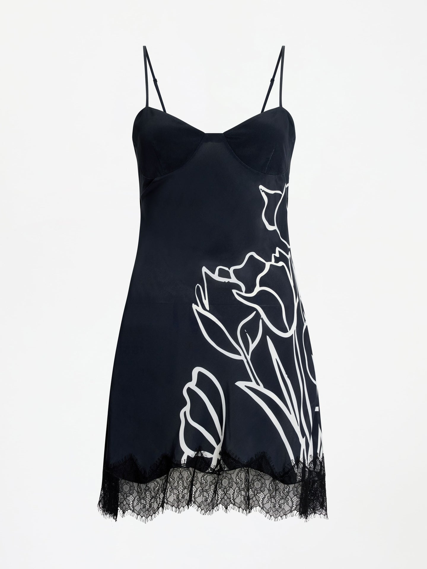 Tulipanes Silk Mini Dress