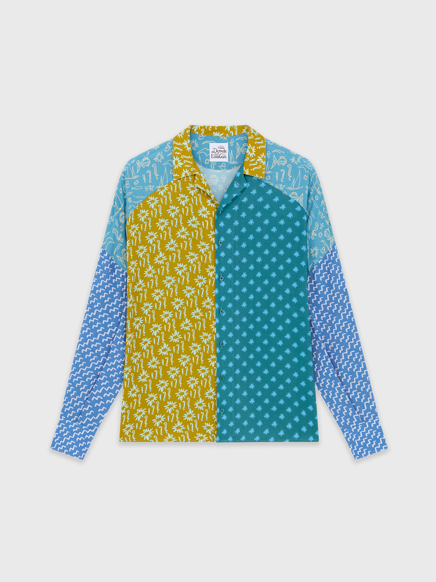 Blue Estrellitas Long Sleeve Shirt