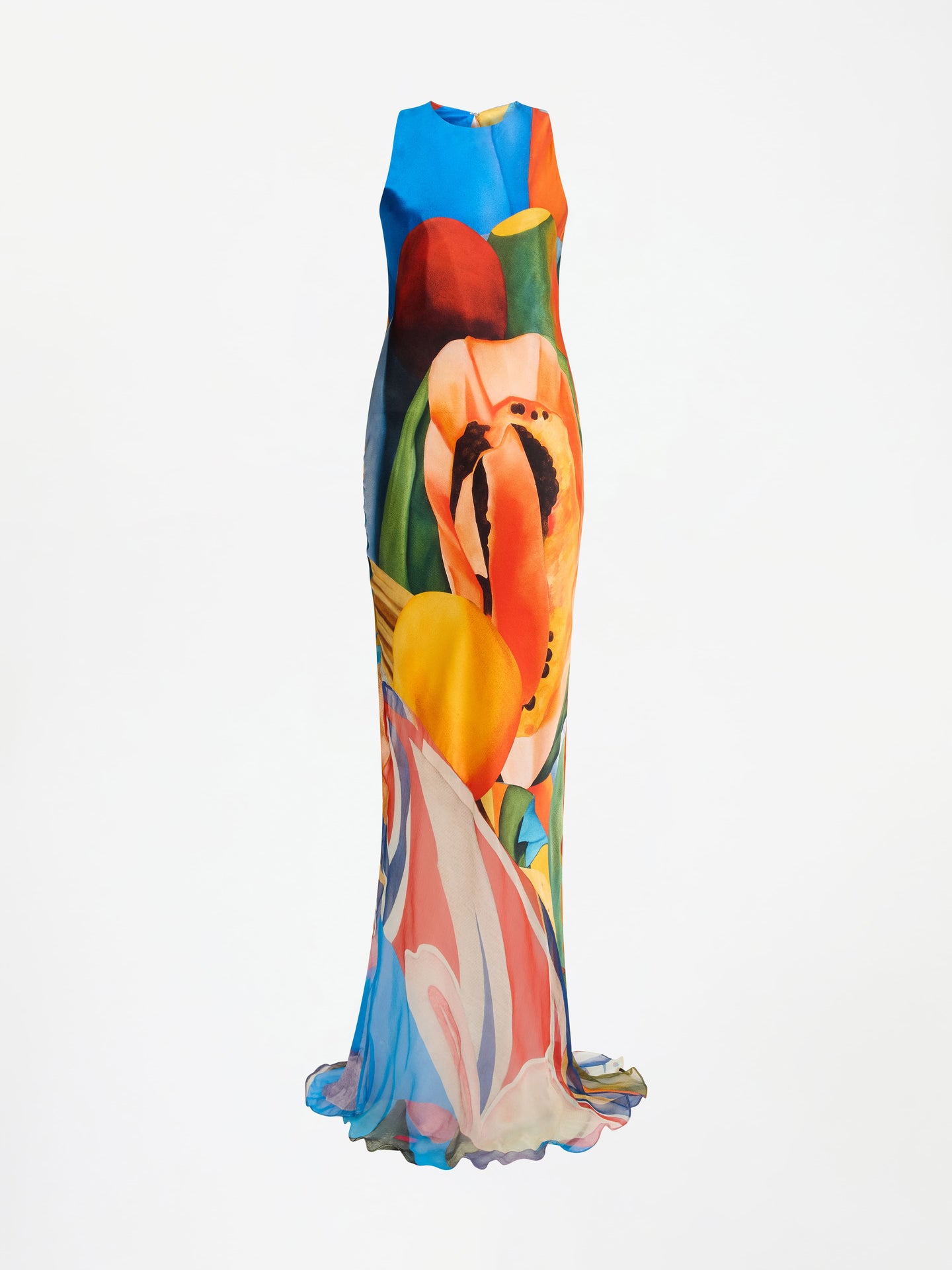 Blue Salpicon Long Dress