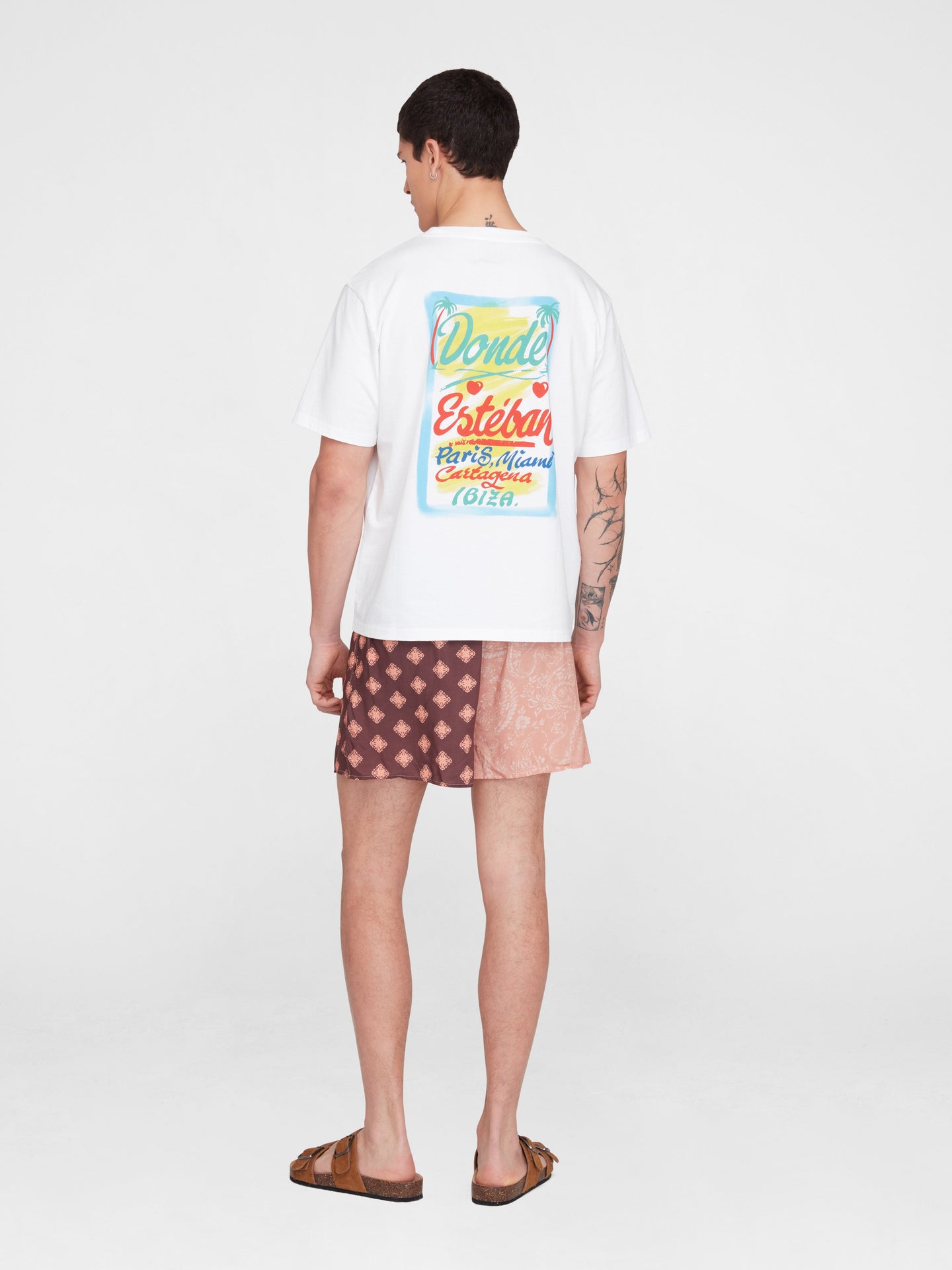 Brown Estrellitas Shorts