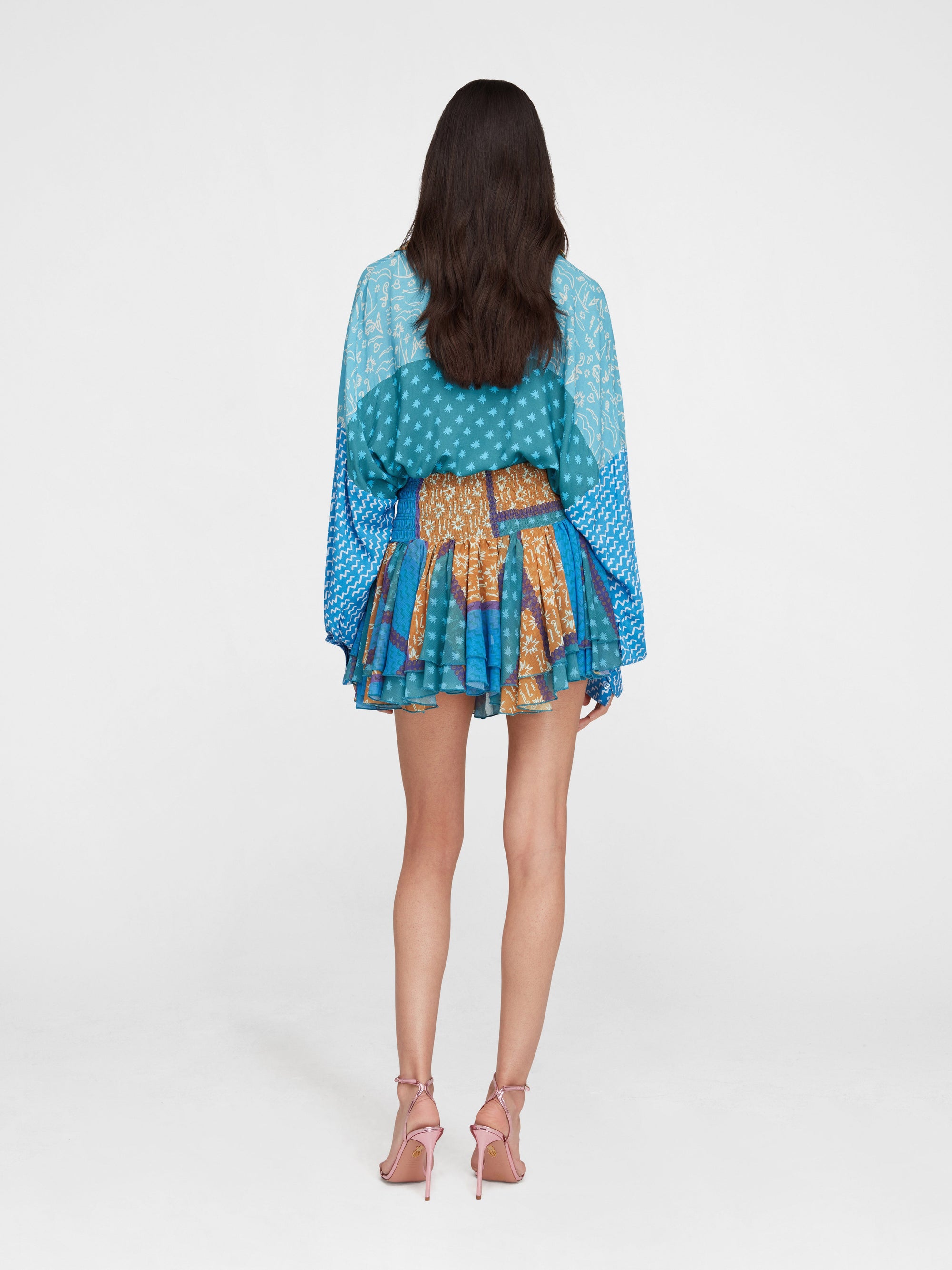 Blue Estrellitas Long Sleeve Shirt