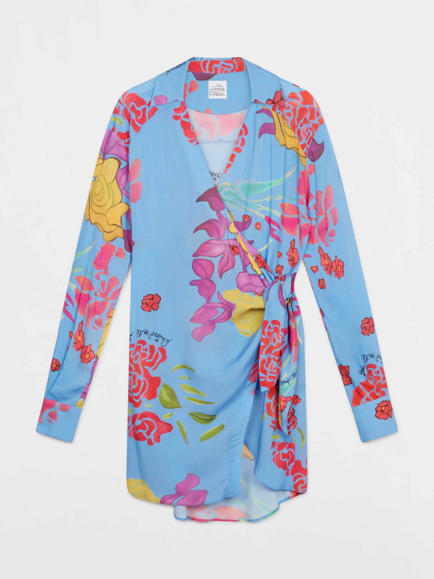 Cielo Wrap Mini Dress