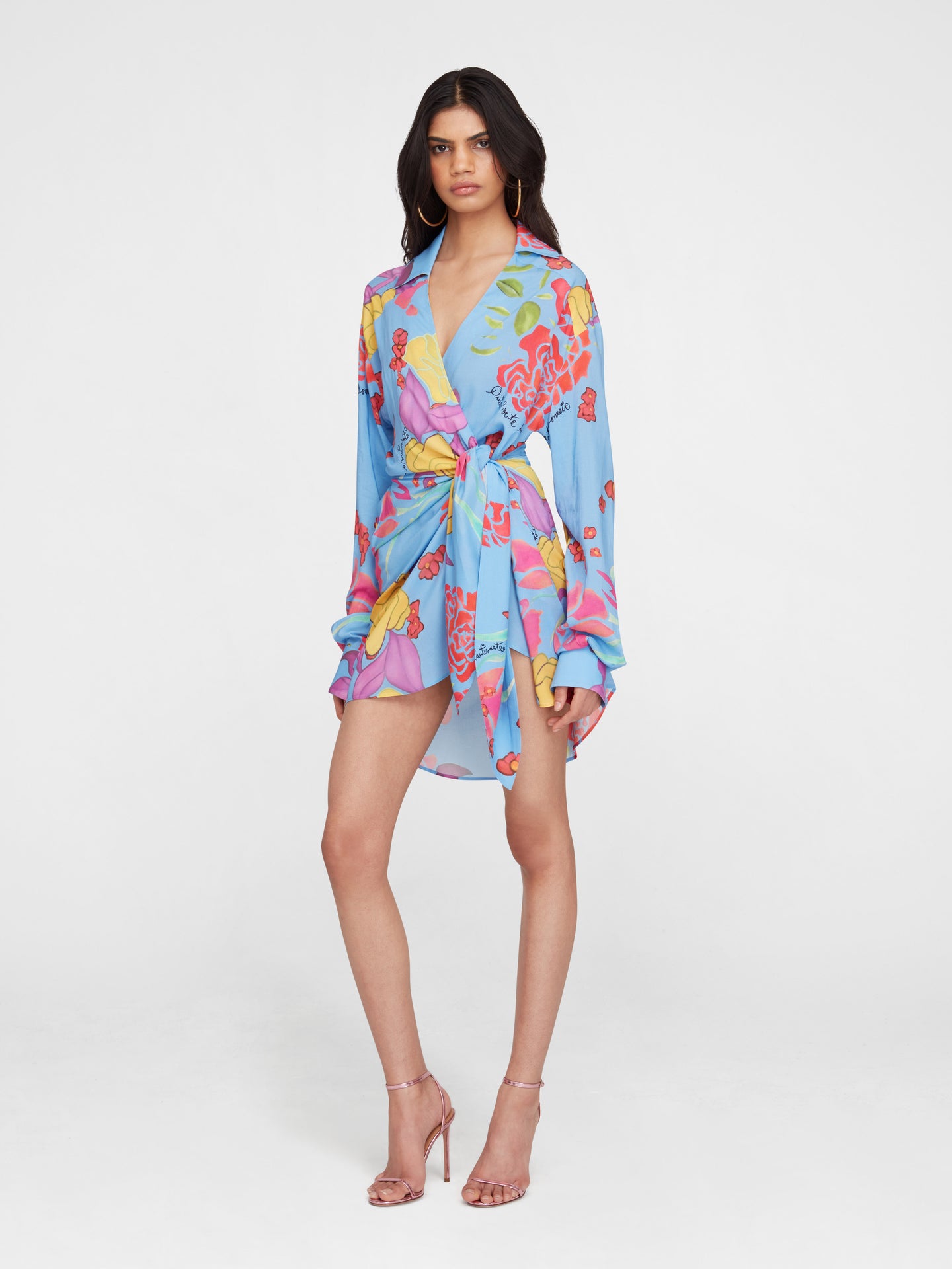 Cielo Wrap Mini Dress