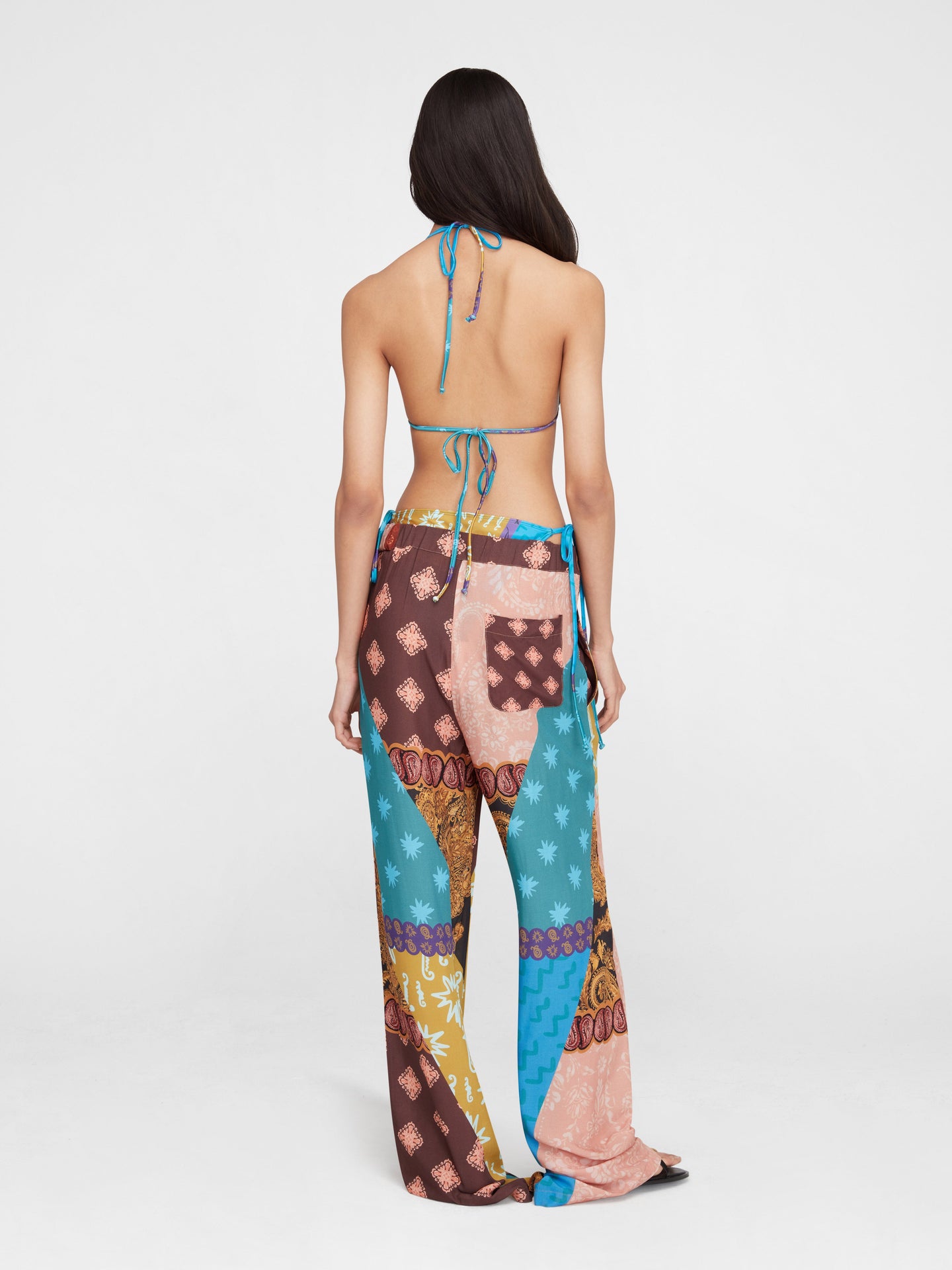 Brown Estrellitas Pants