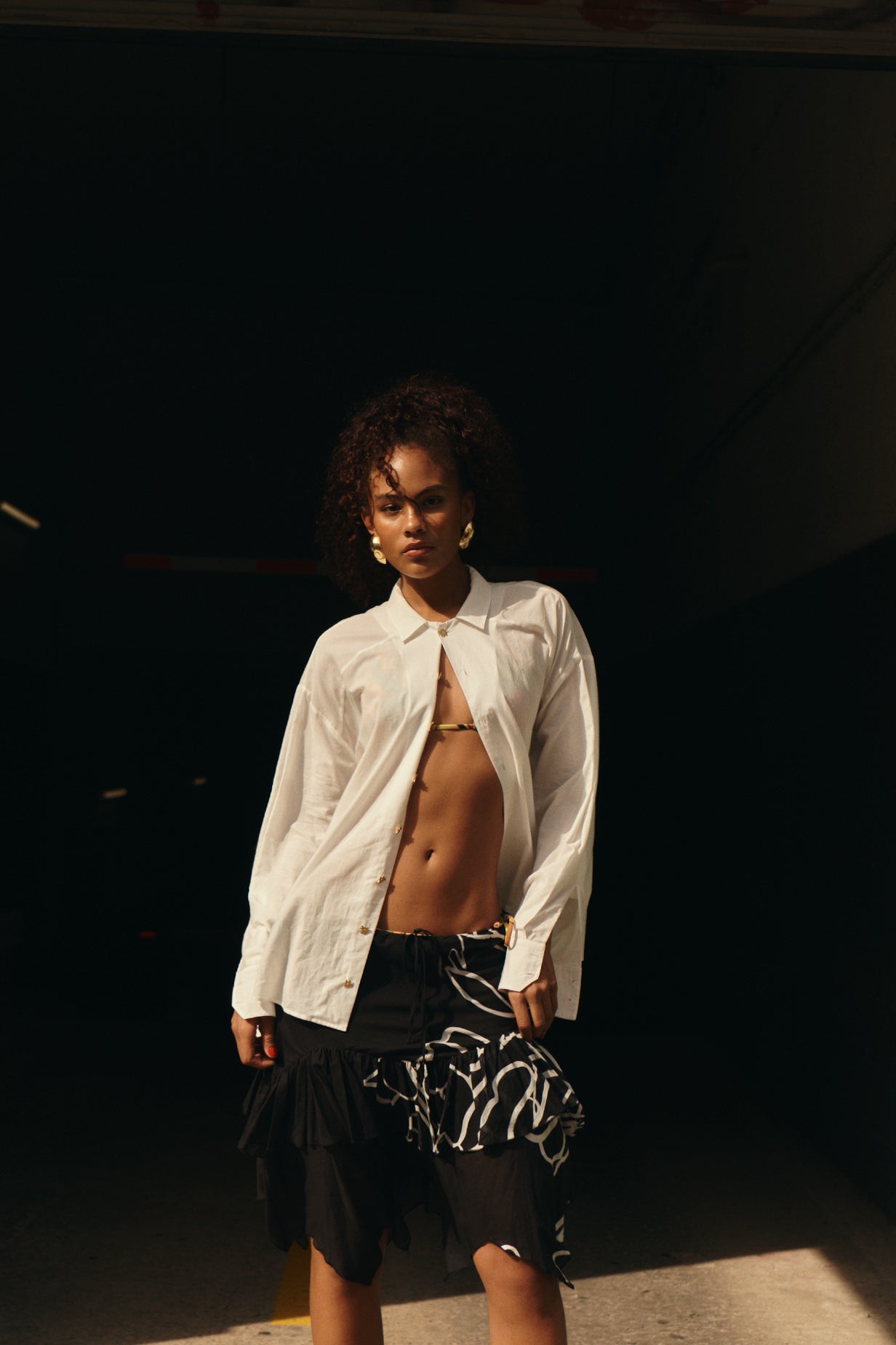 White Lanzarote Cotton Voile Shirt