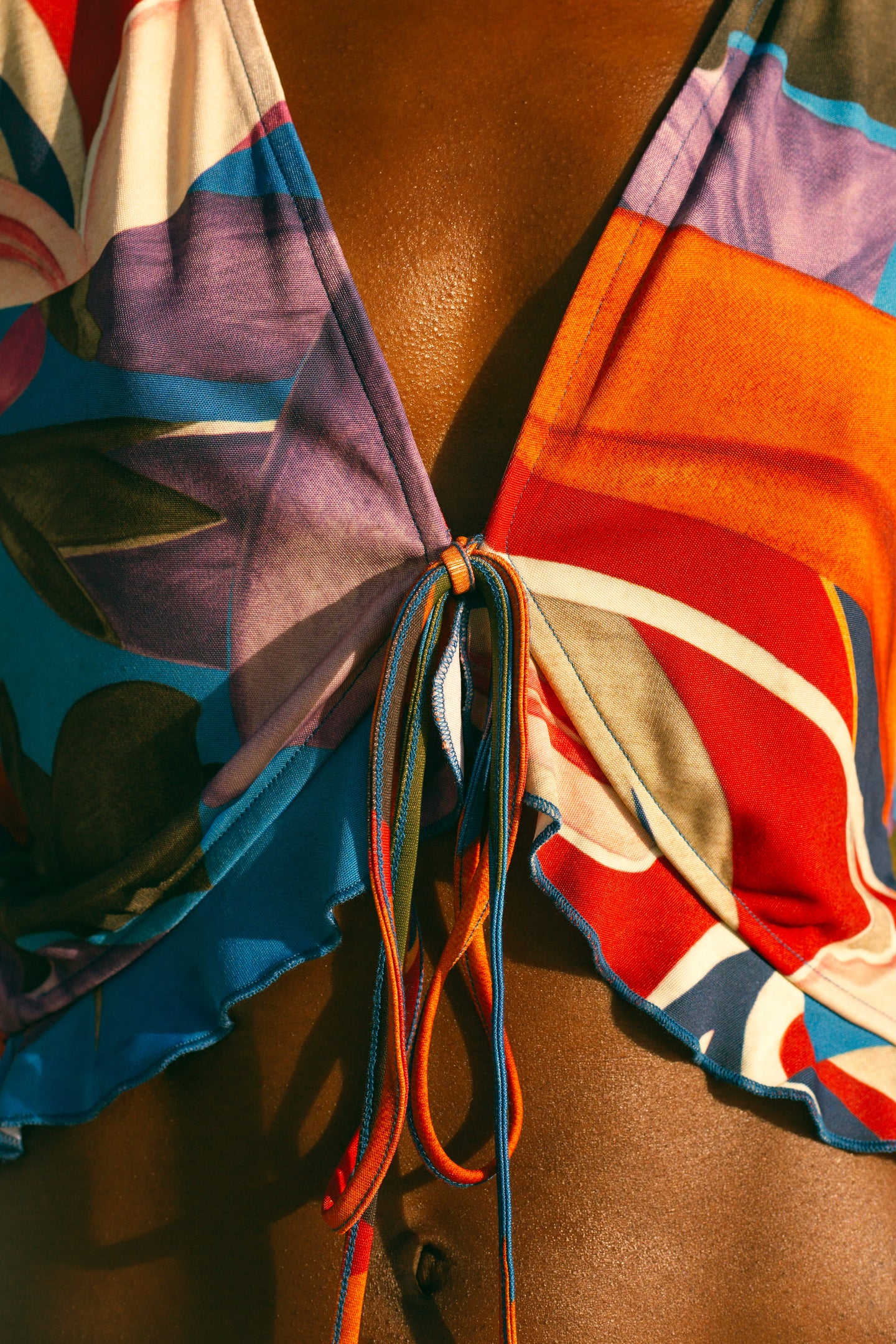 Palenque Flores Jersey Blouse