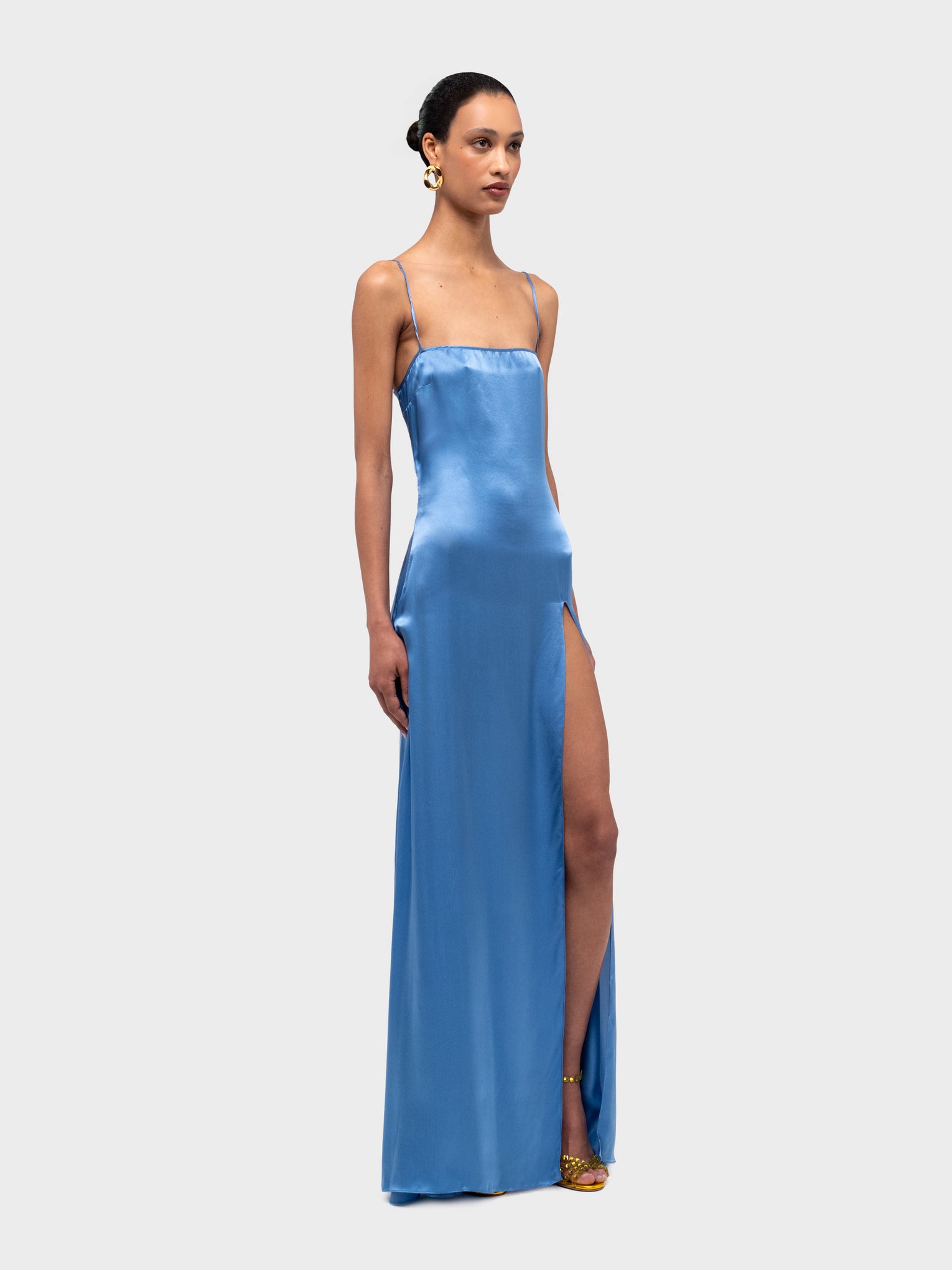 Es Vedra Silk Long Dress
