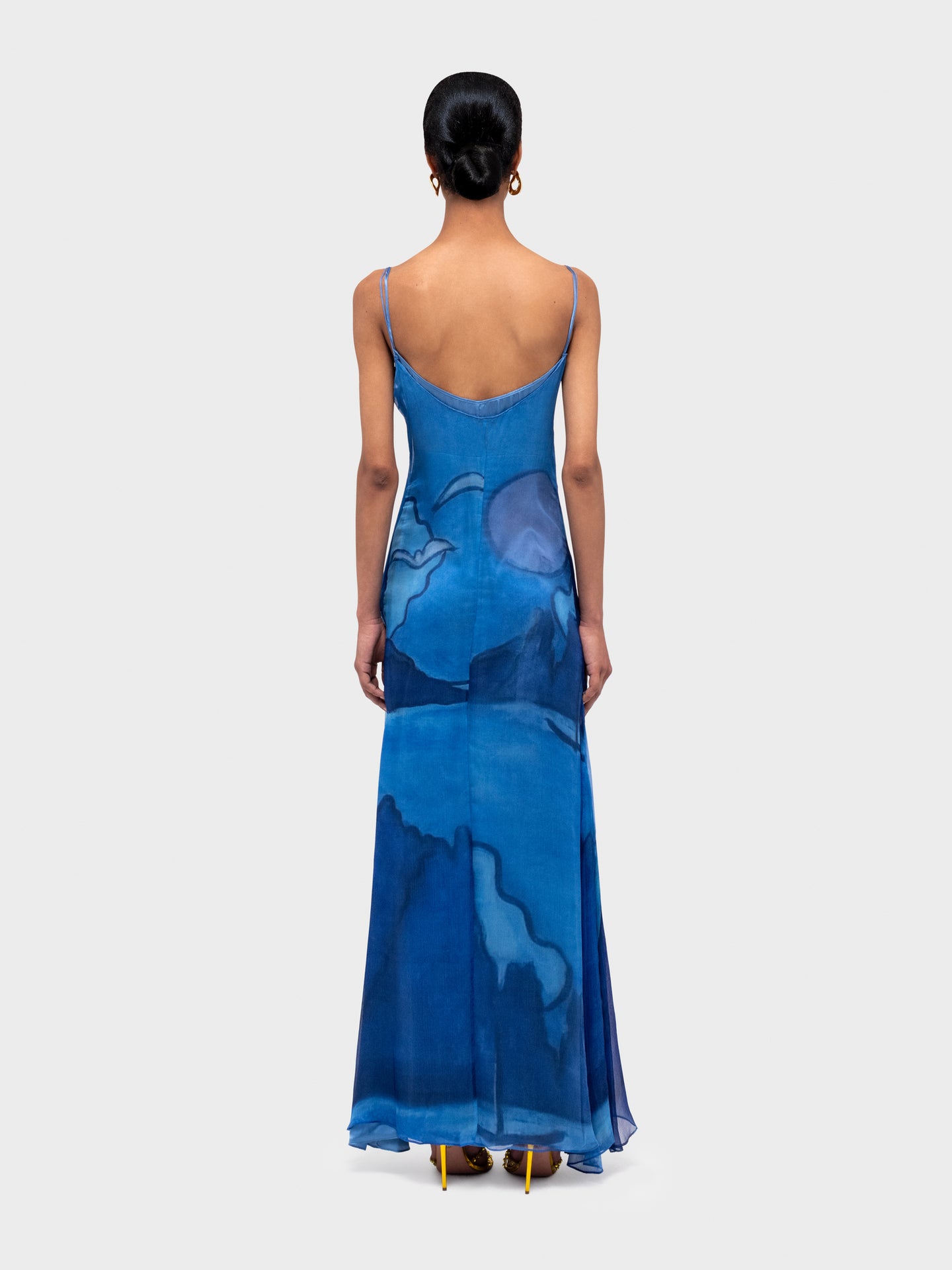 Es Vedra Silk Long Dress