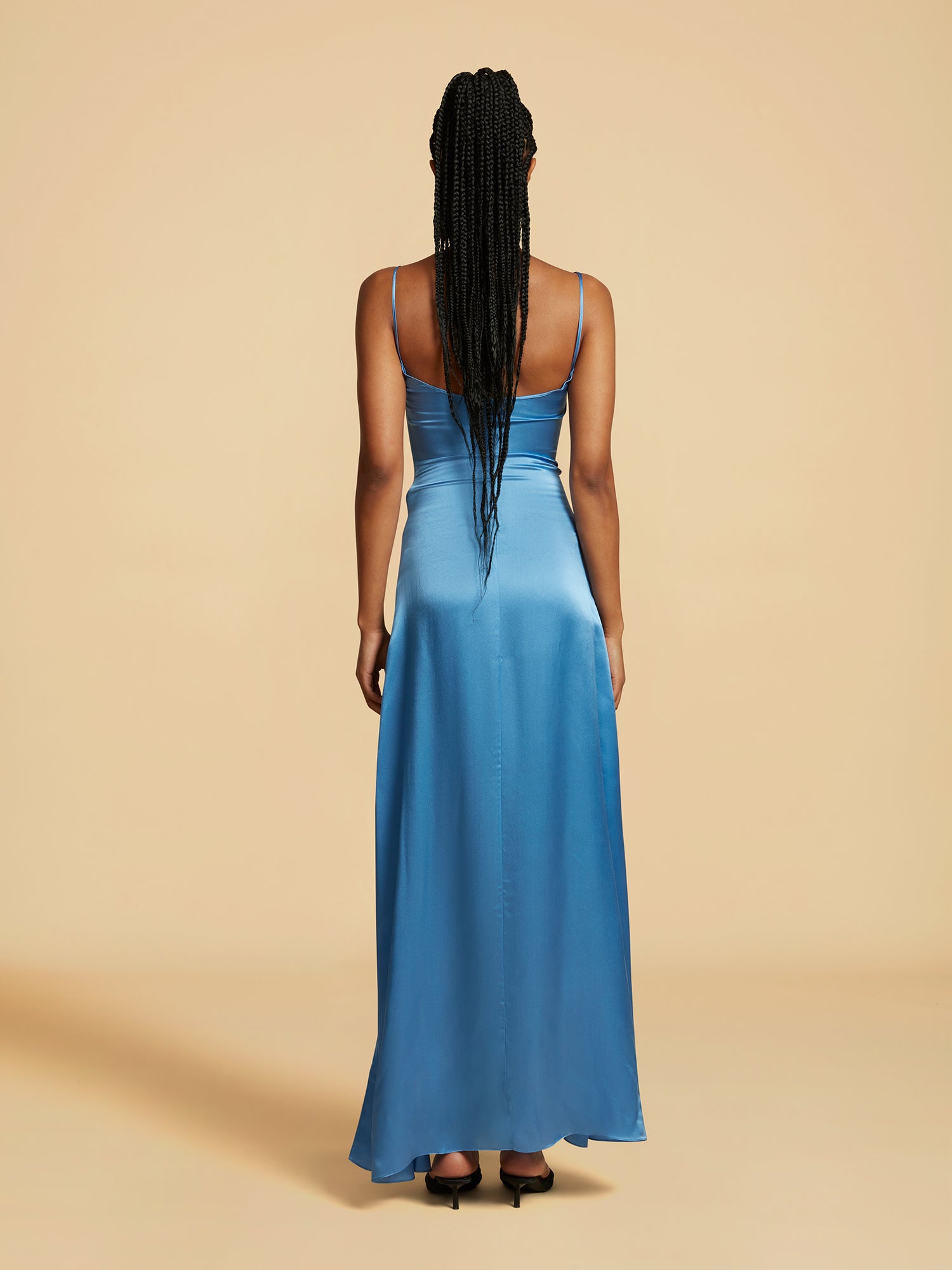 Es Vedra Silk Long Dress