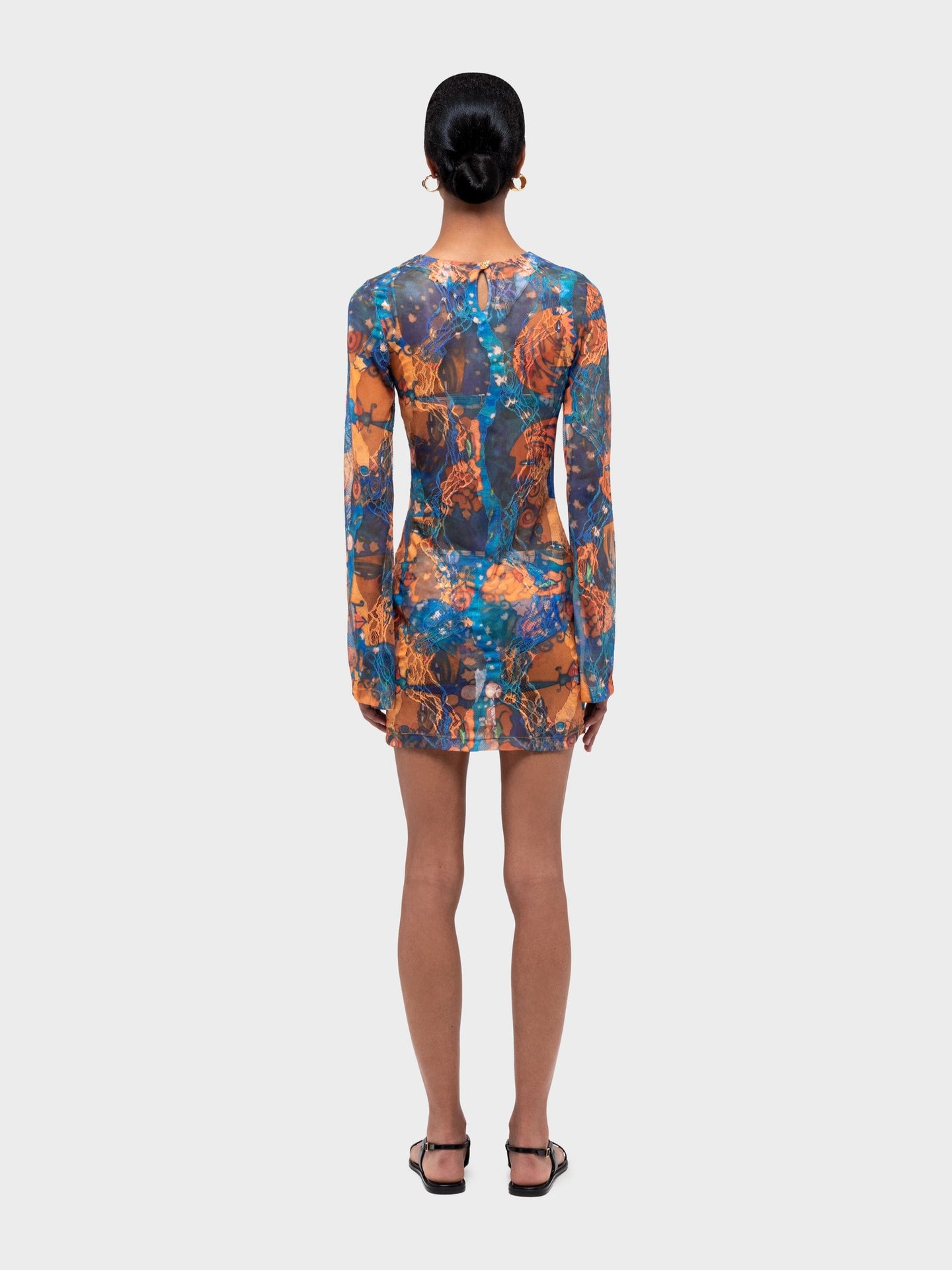 El Beso Mesh Lace Dress