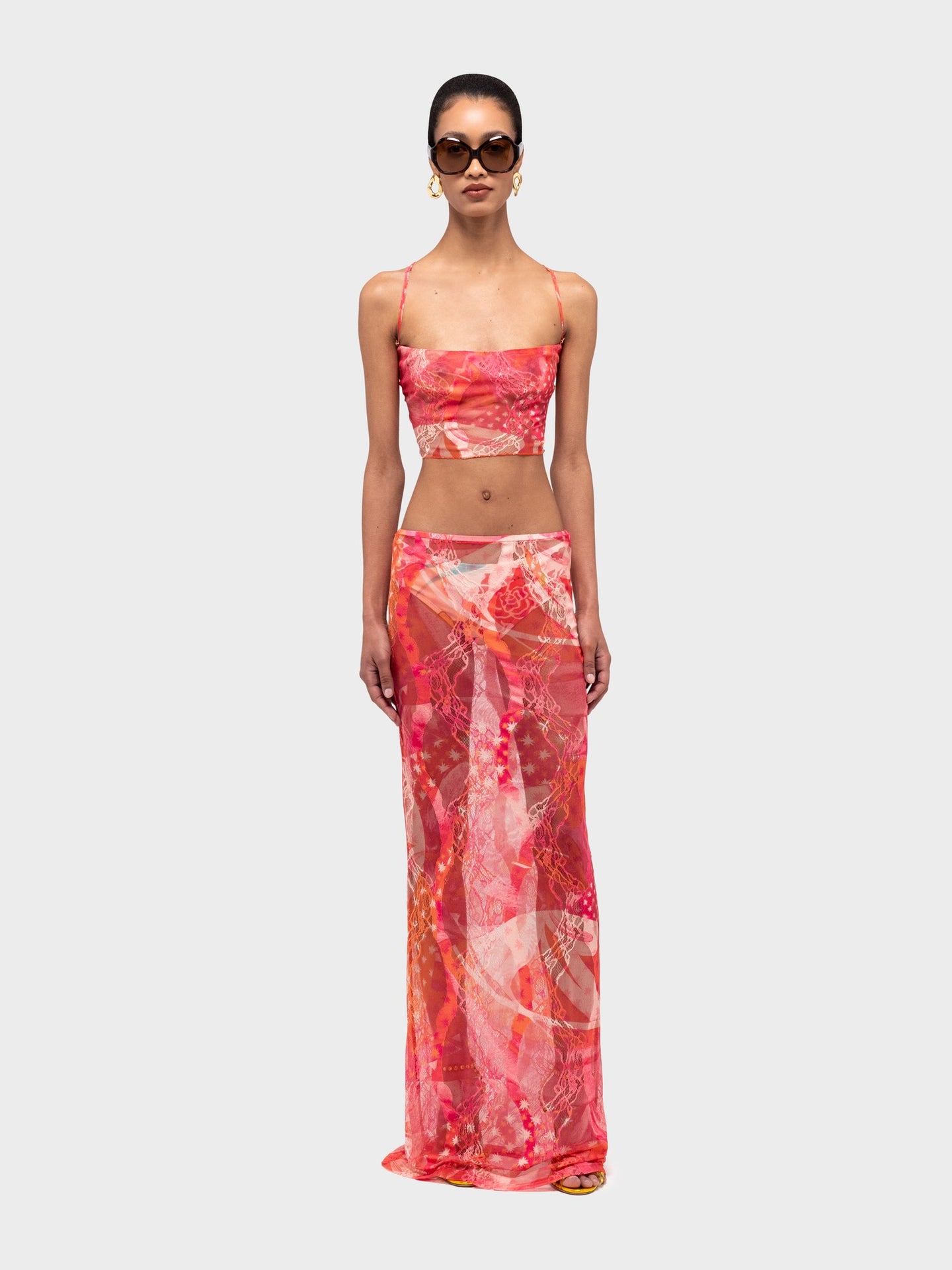 Toronja Lace Long Skirt