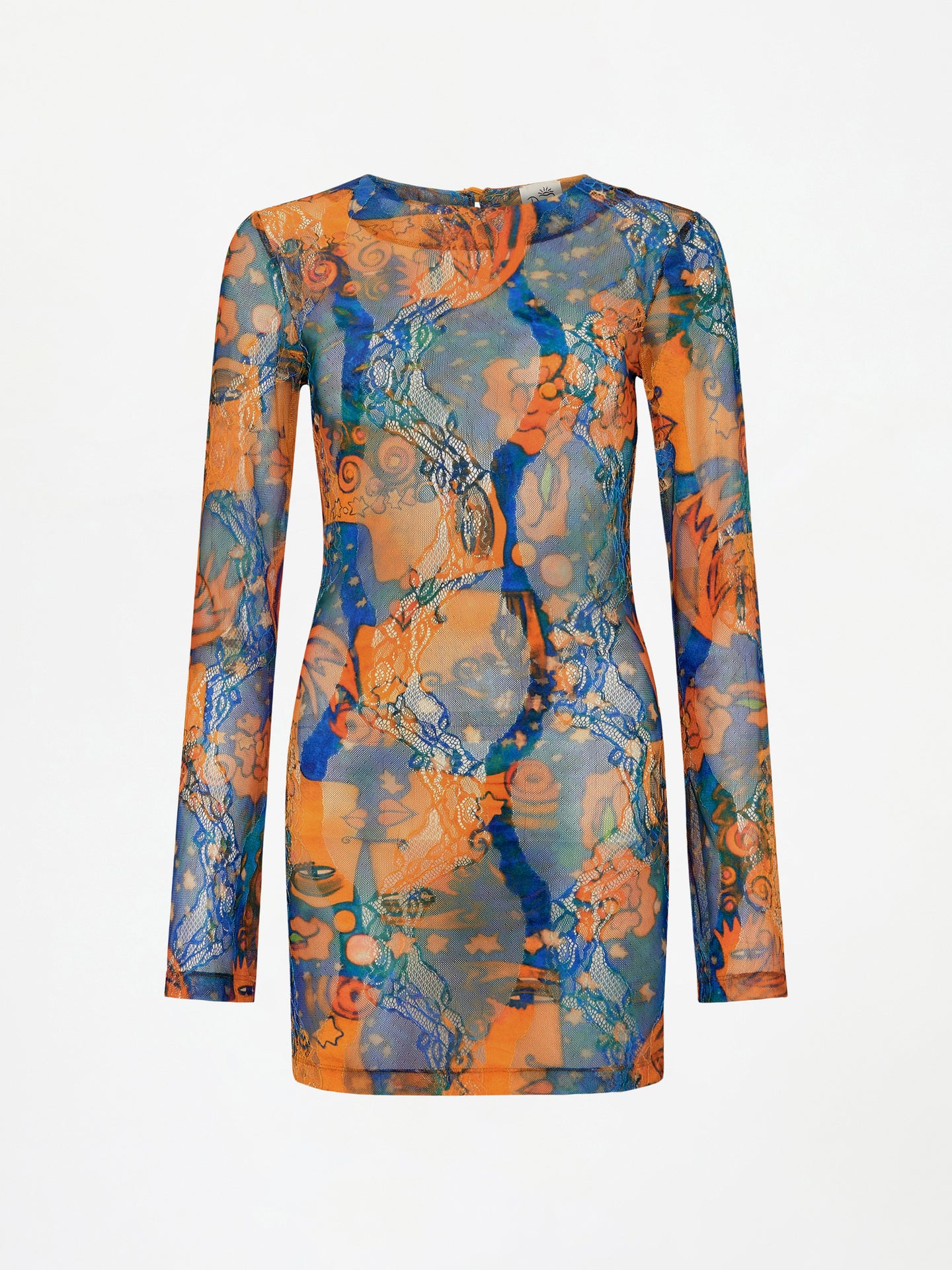 El Beso Mesh Lace Dress