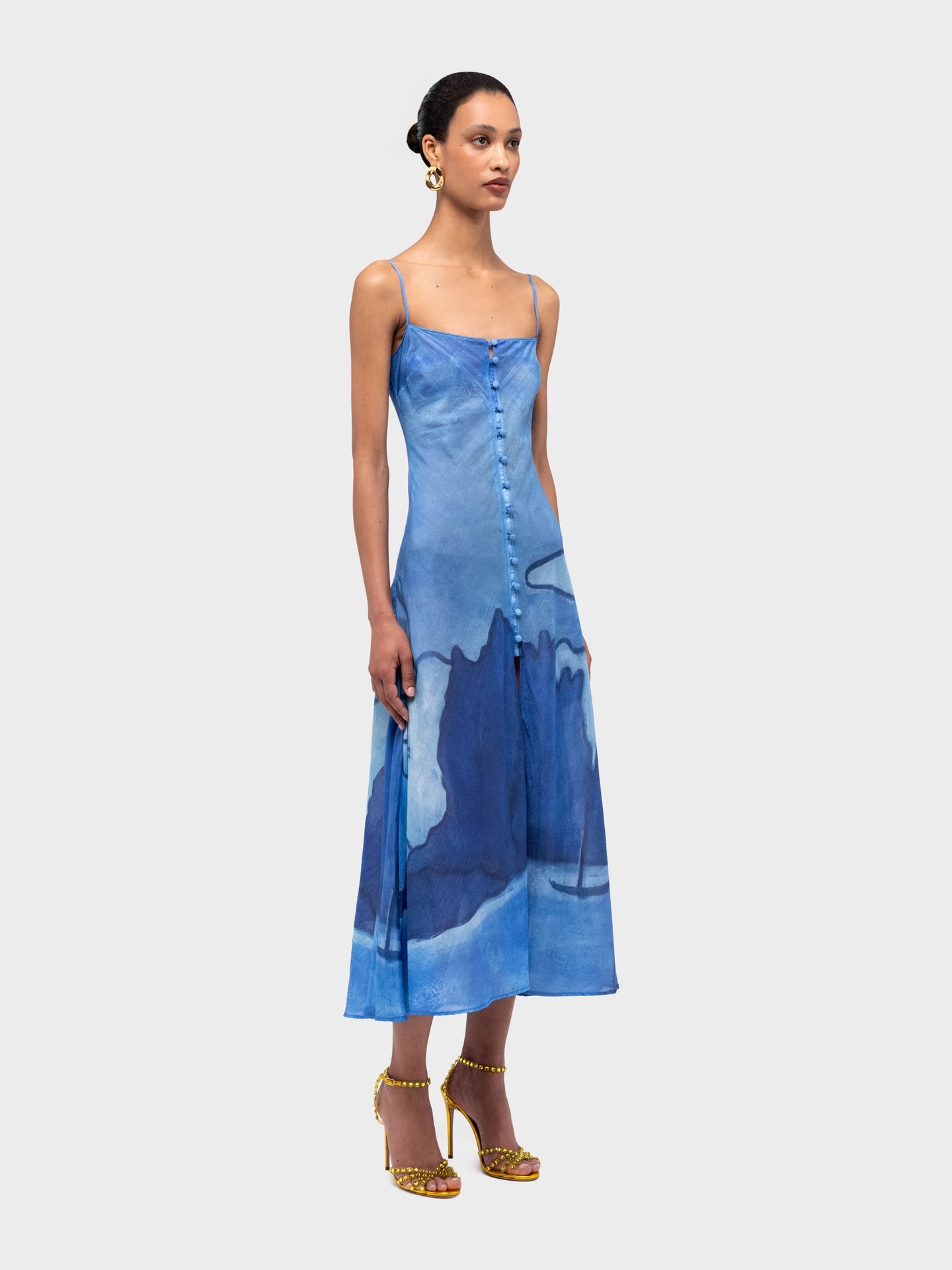 Es Vedra Silk Midi Dress