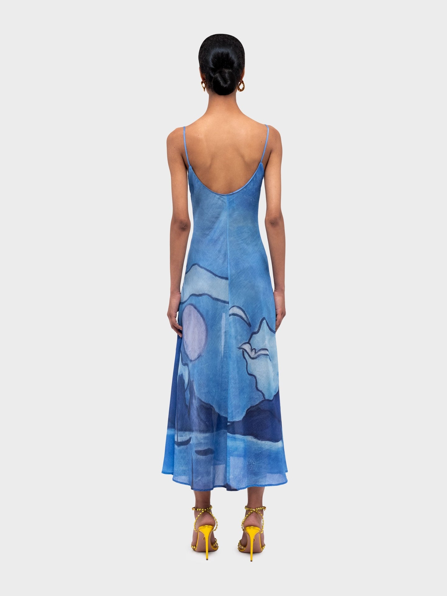 Es Vedra Silk Midi Dress