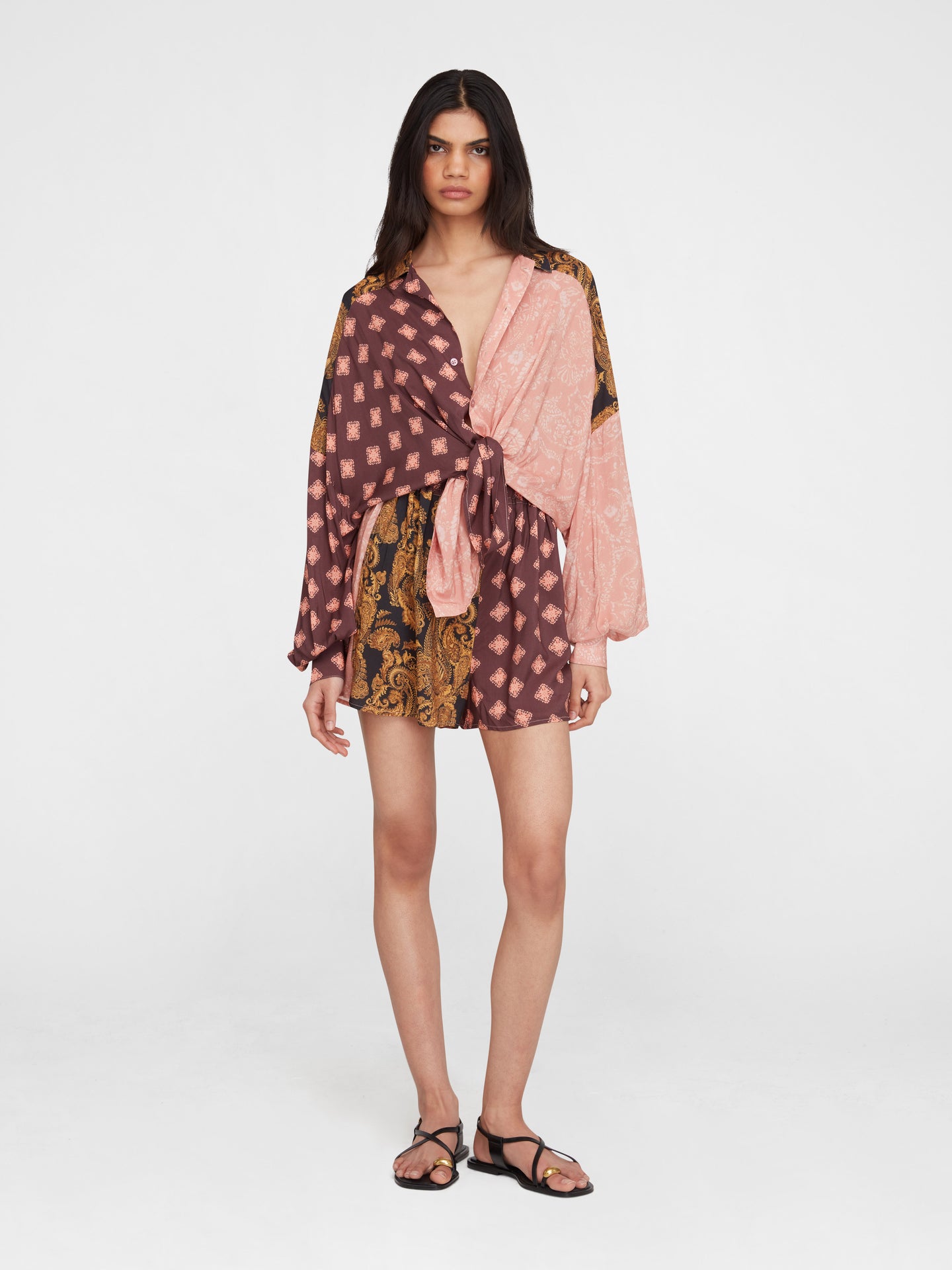 Brown Estrellitas Shorts