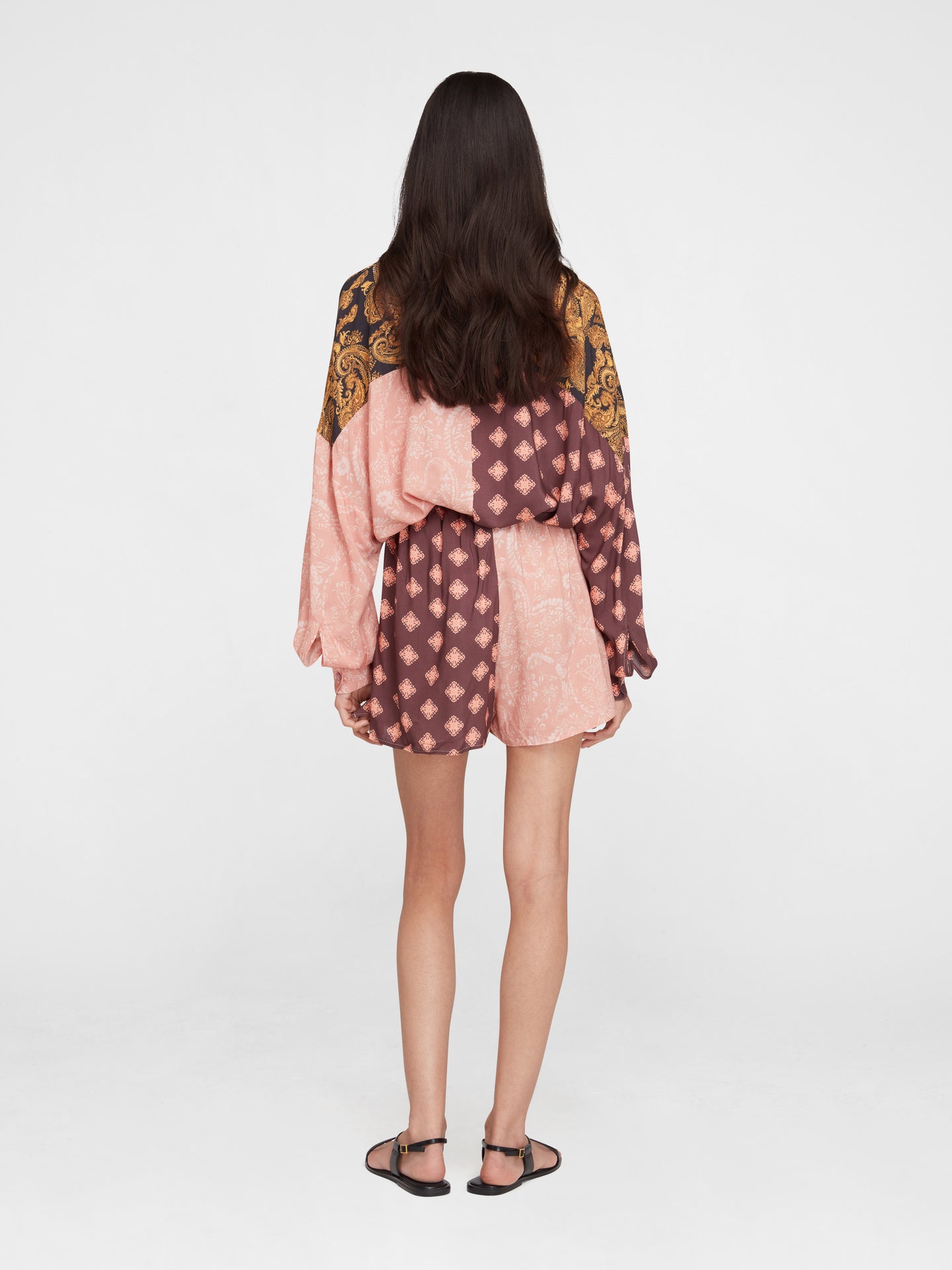 Brown Estrellitas Shorts