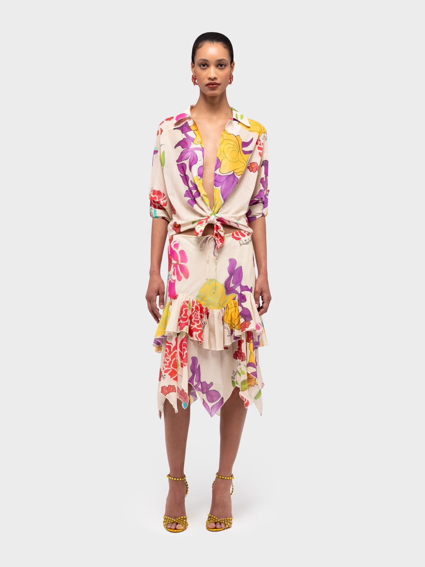 Flores Cotton Shirt