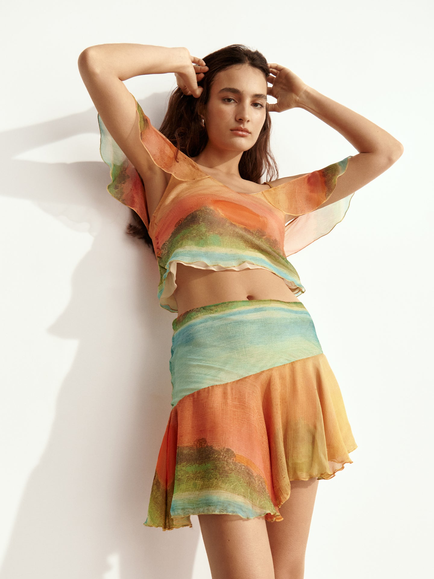 Formentera Silk Skirt