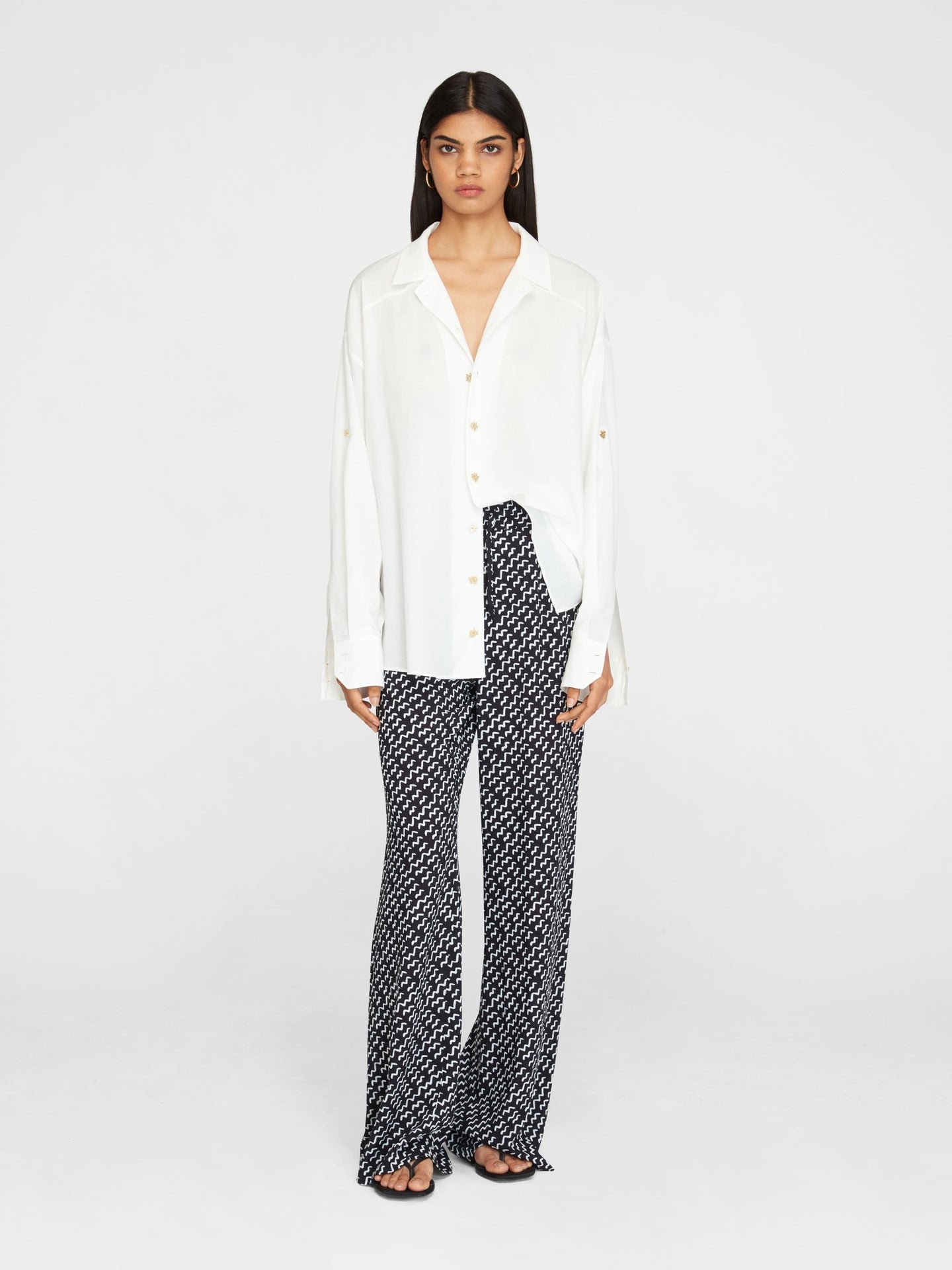 White Lanzarote Cotton Voile Shirt