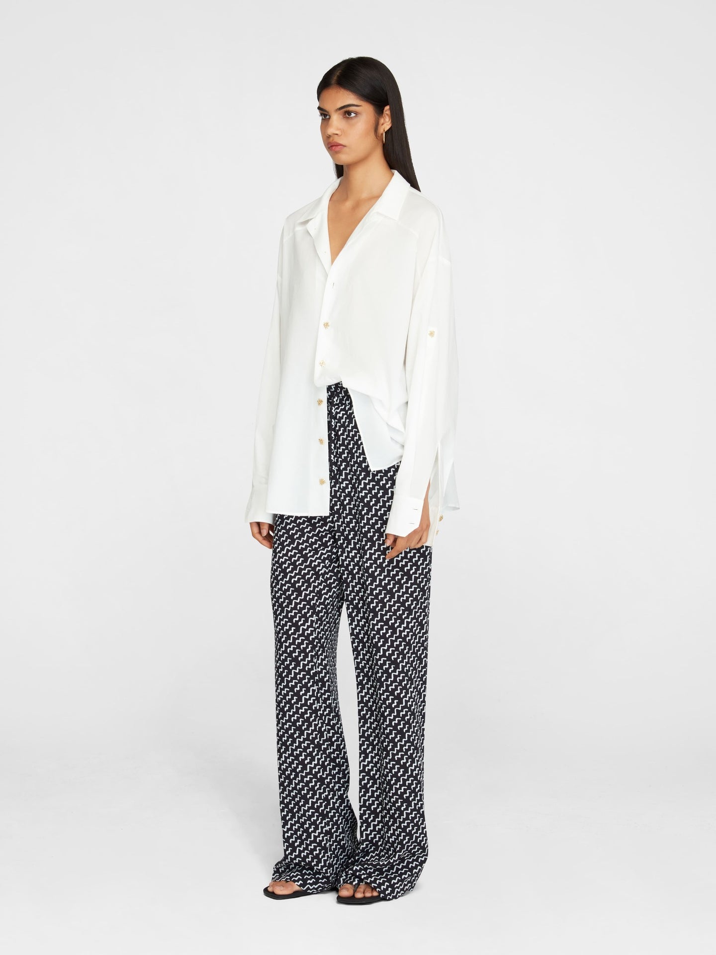 White Lanzarote Cotton Voile Shirt