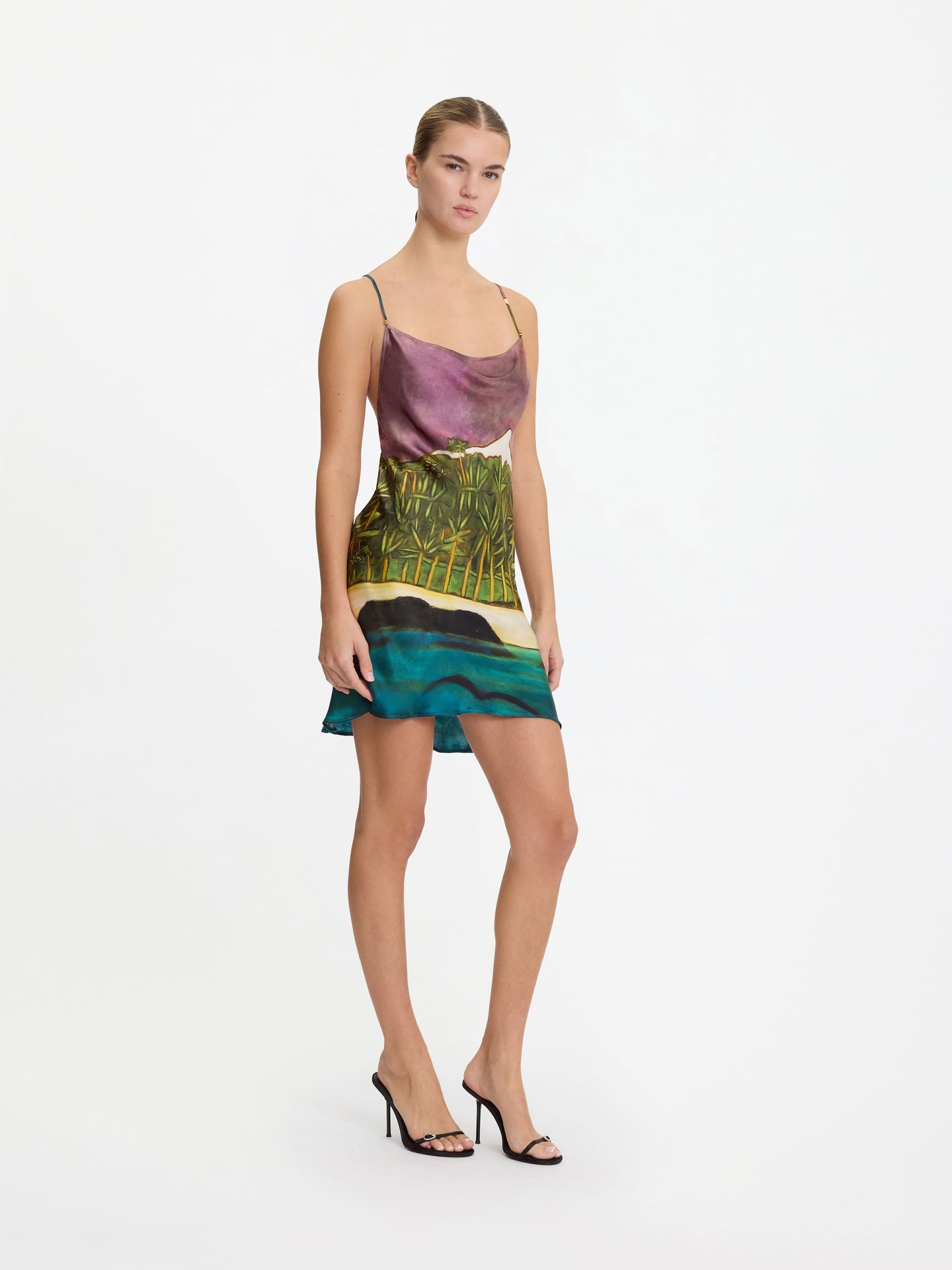 La Sierra Silk Mini Dress