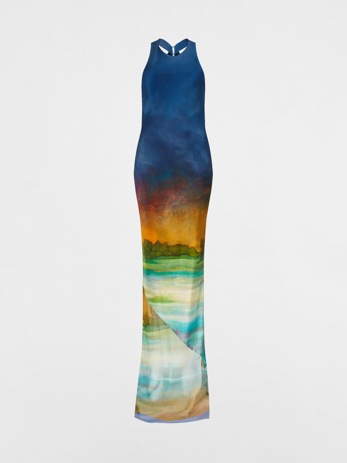 Tormenta Silk Long Dress