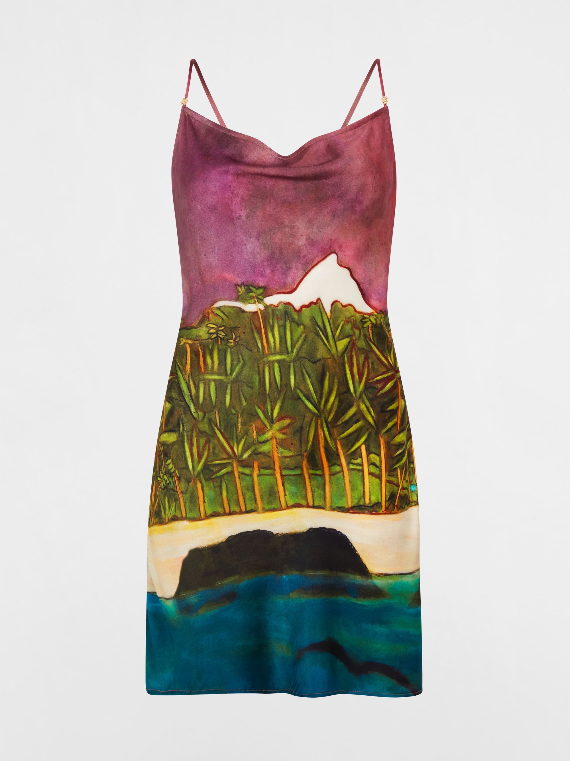 La Sierra Silk Mini Dress