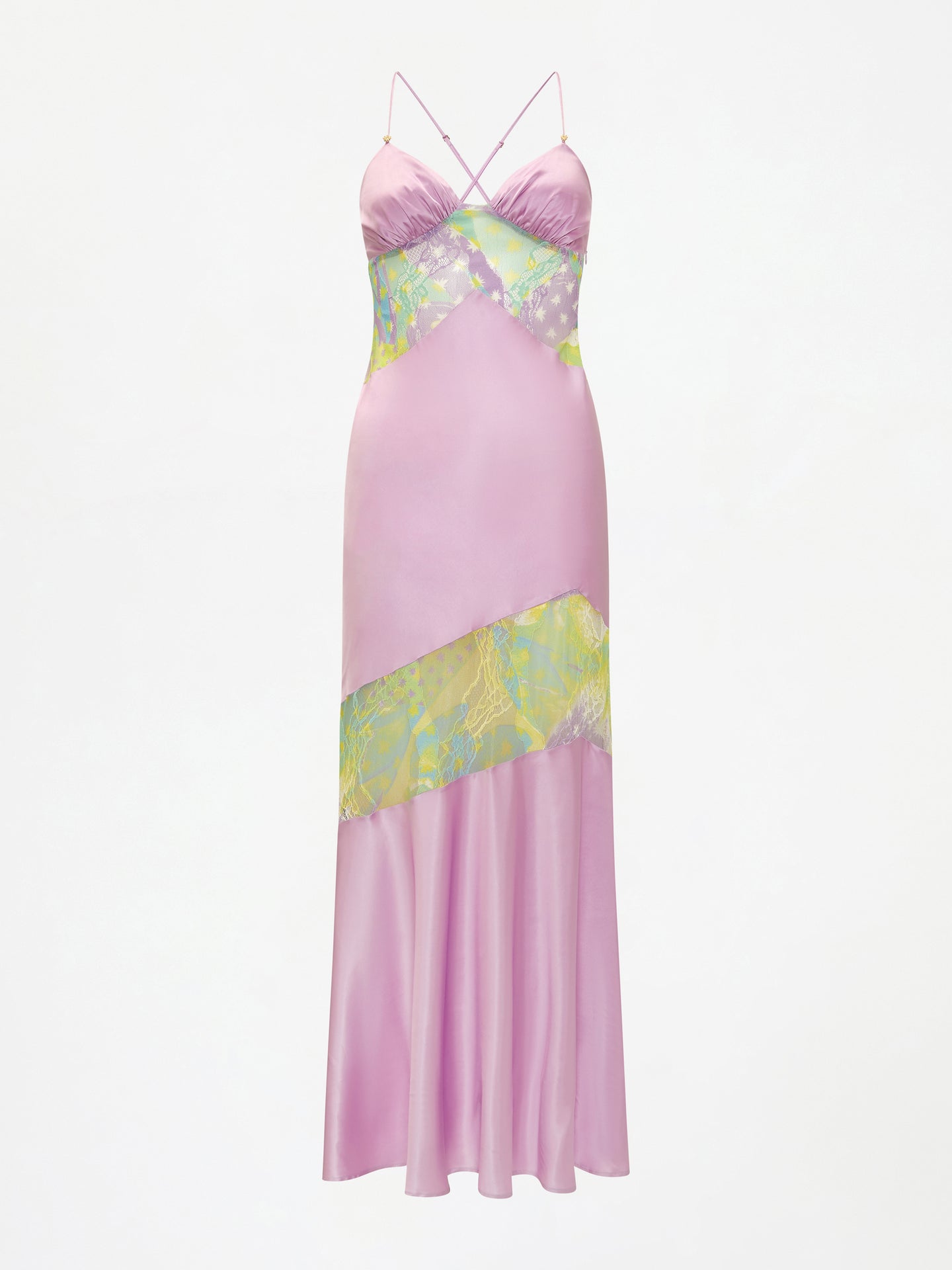 Donde Esteban - Lila Silk Lace Dress