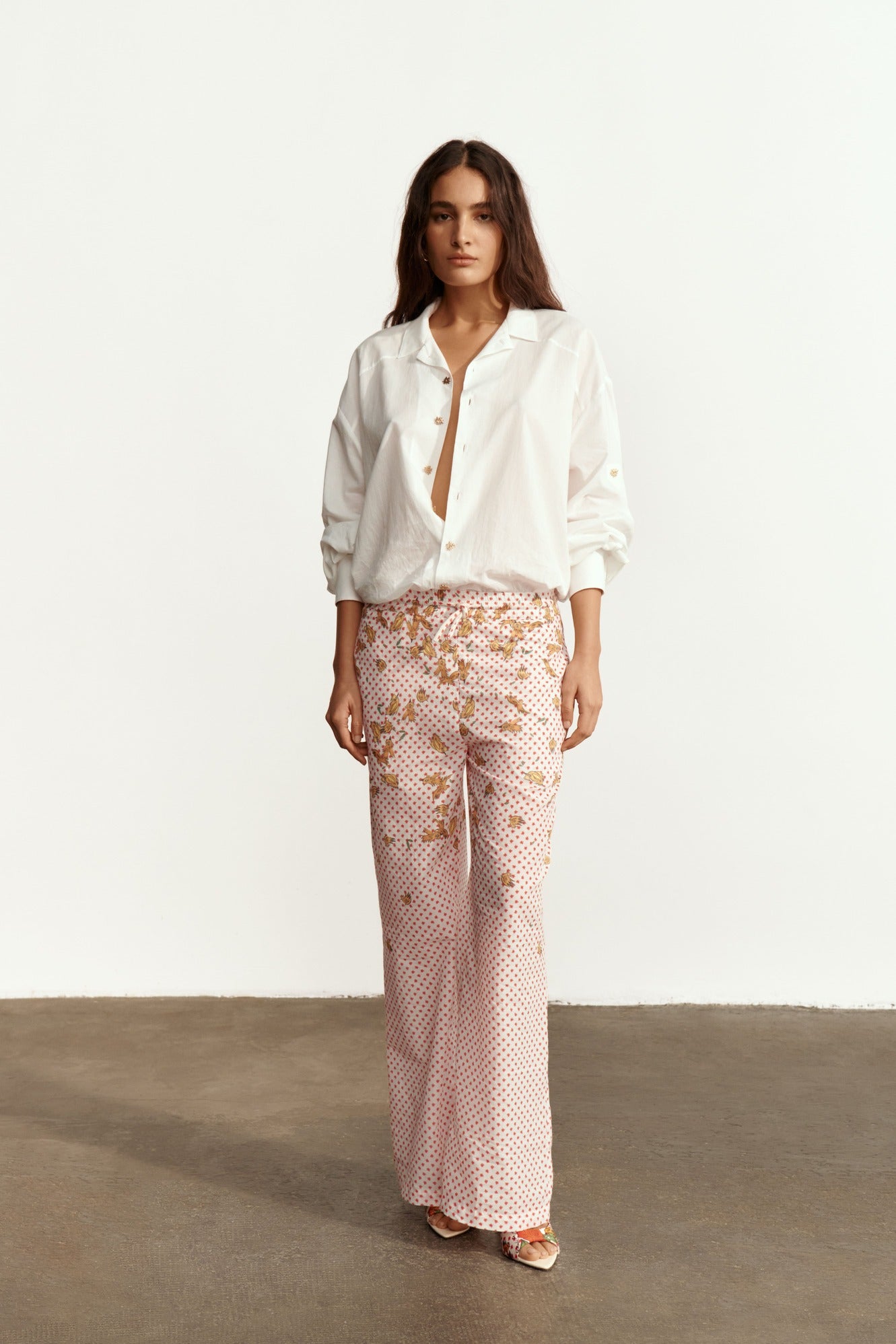 White Lanzarote Cotton Voile Shirt