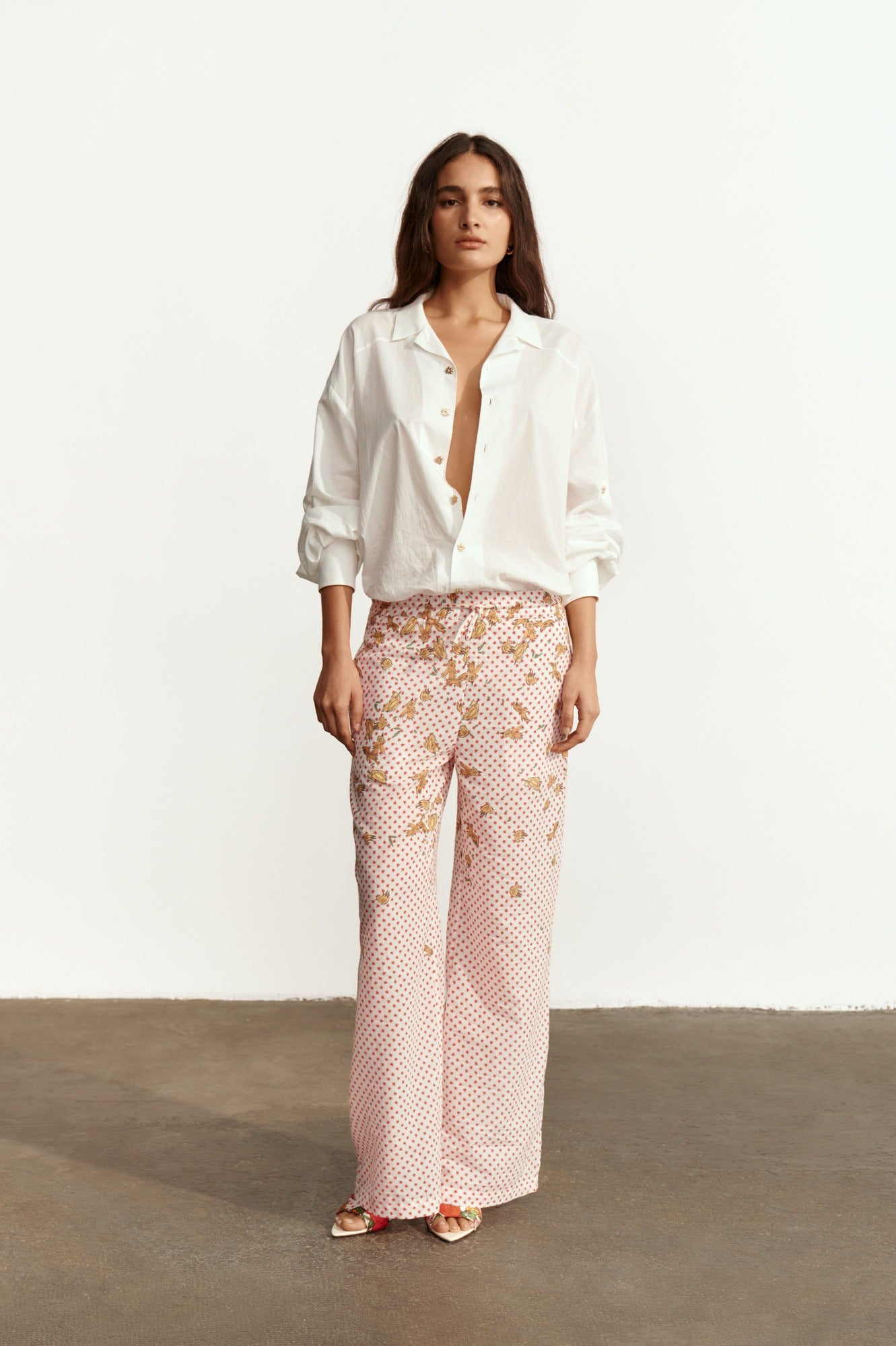 White Lanzarote Cotton Voile Shirt