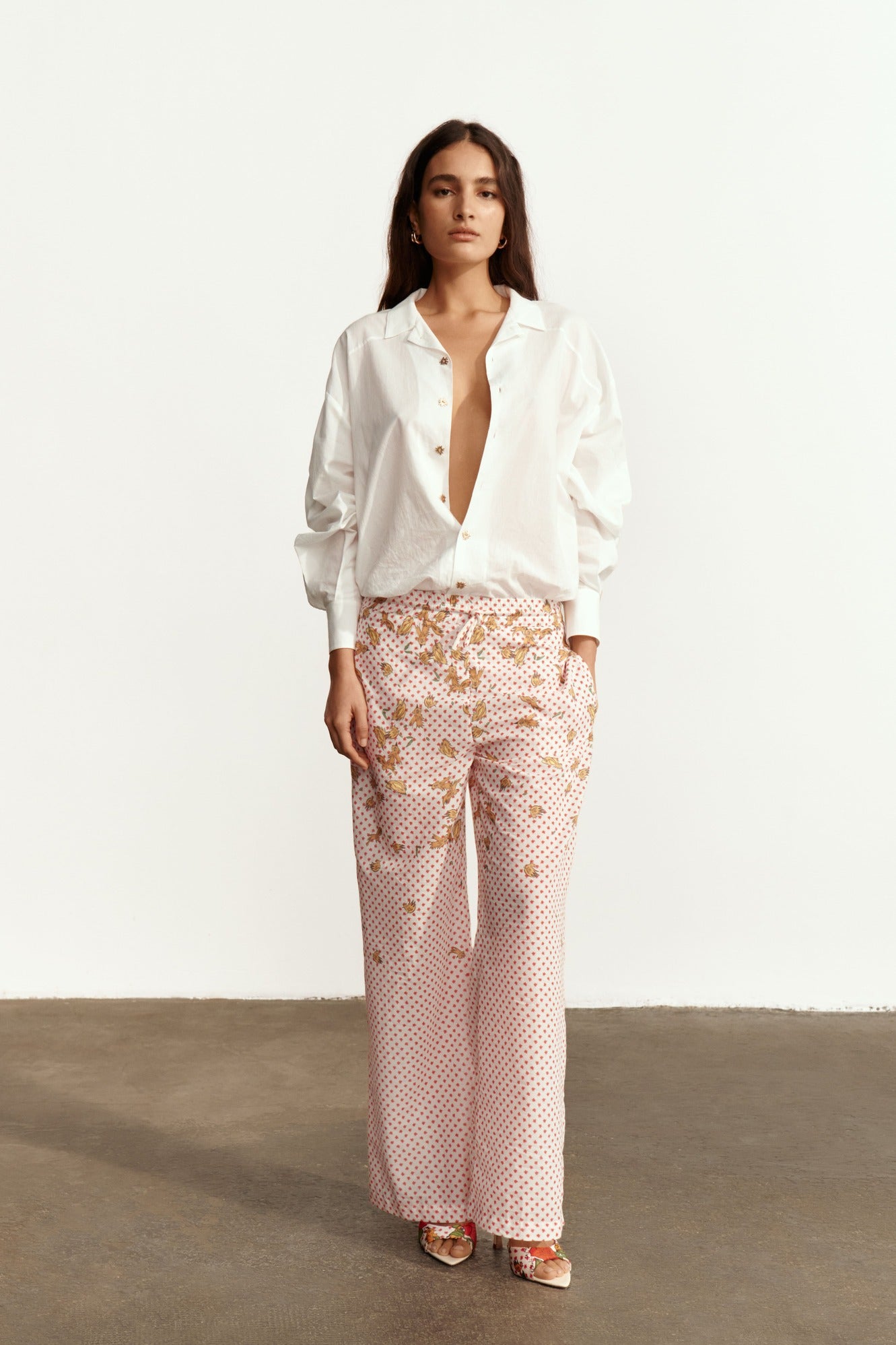 White Lanzarote Cotton Voile Shirt