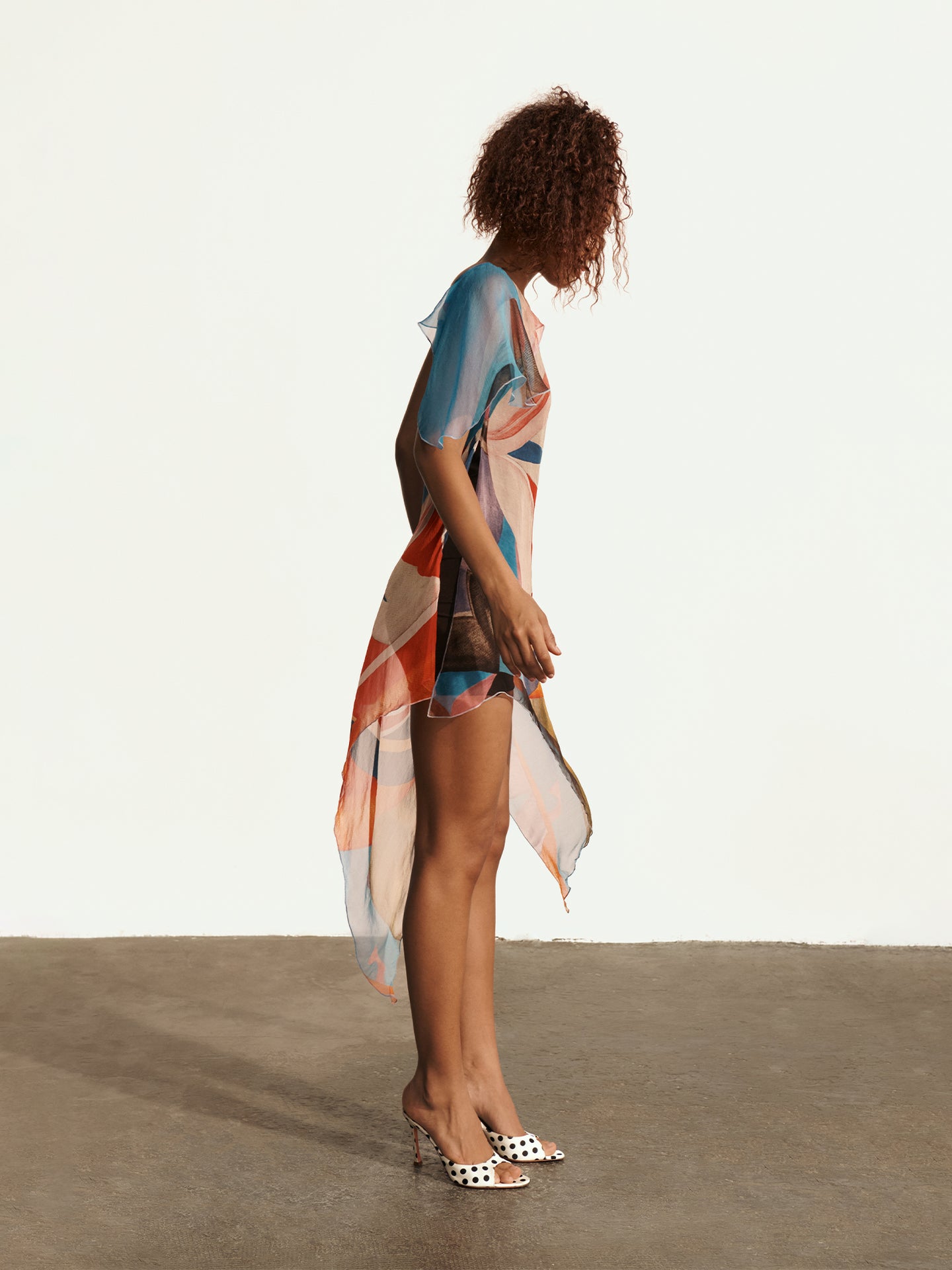 Palenque Flores Silk Caftan