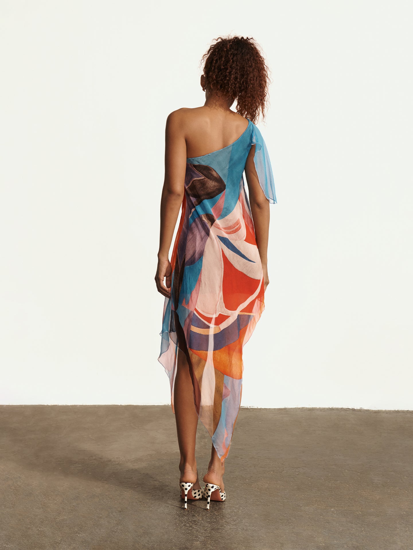 Palenque Flores Silk Caftan