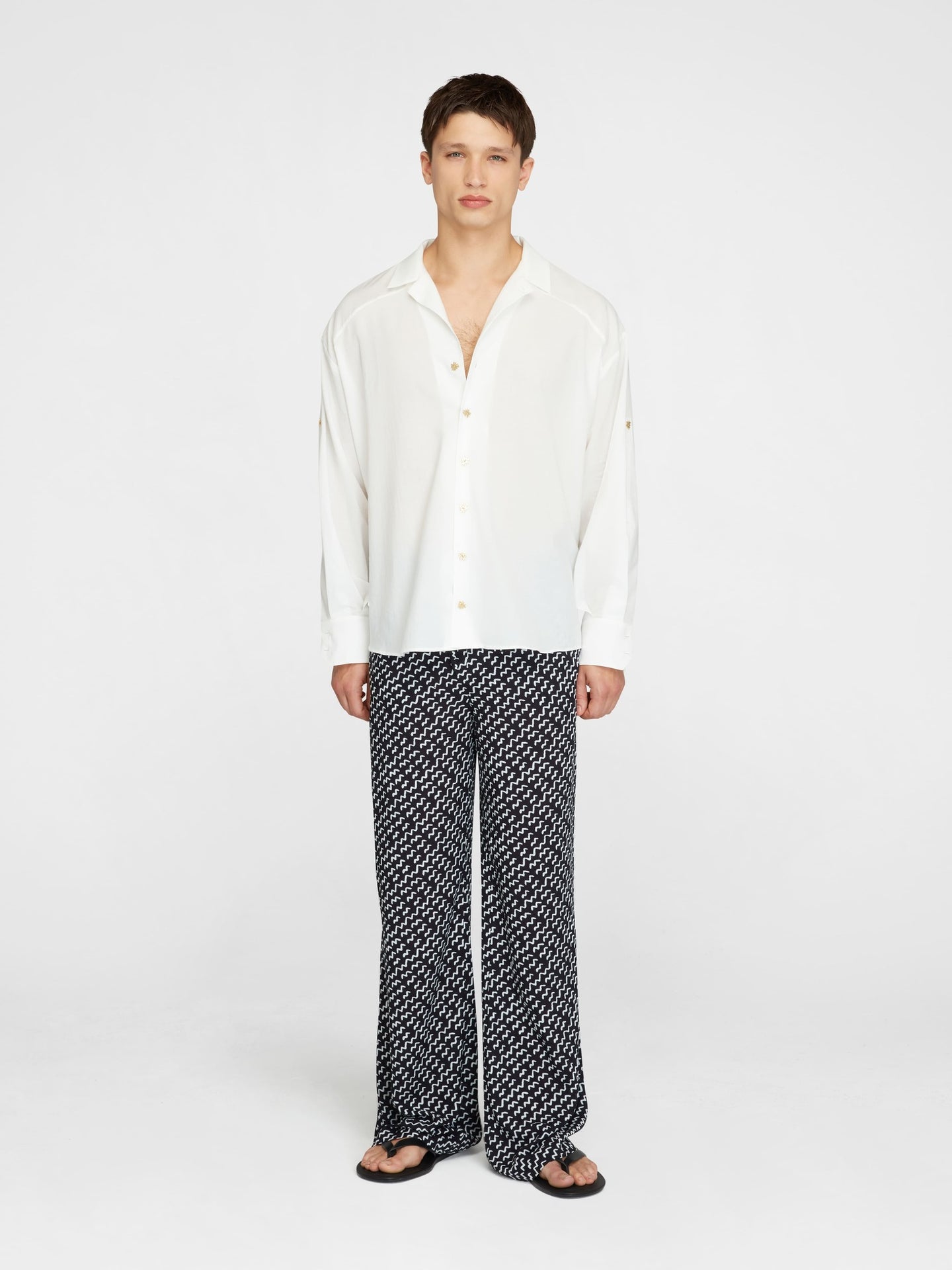 White Lanzarote Cotton Voile Shirt
