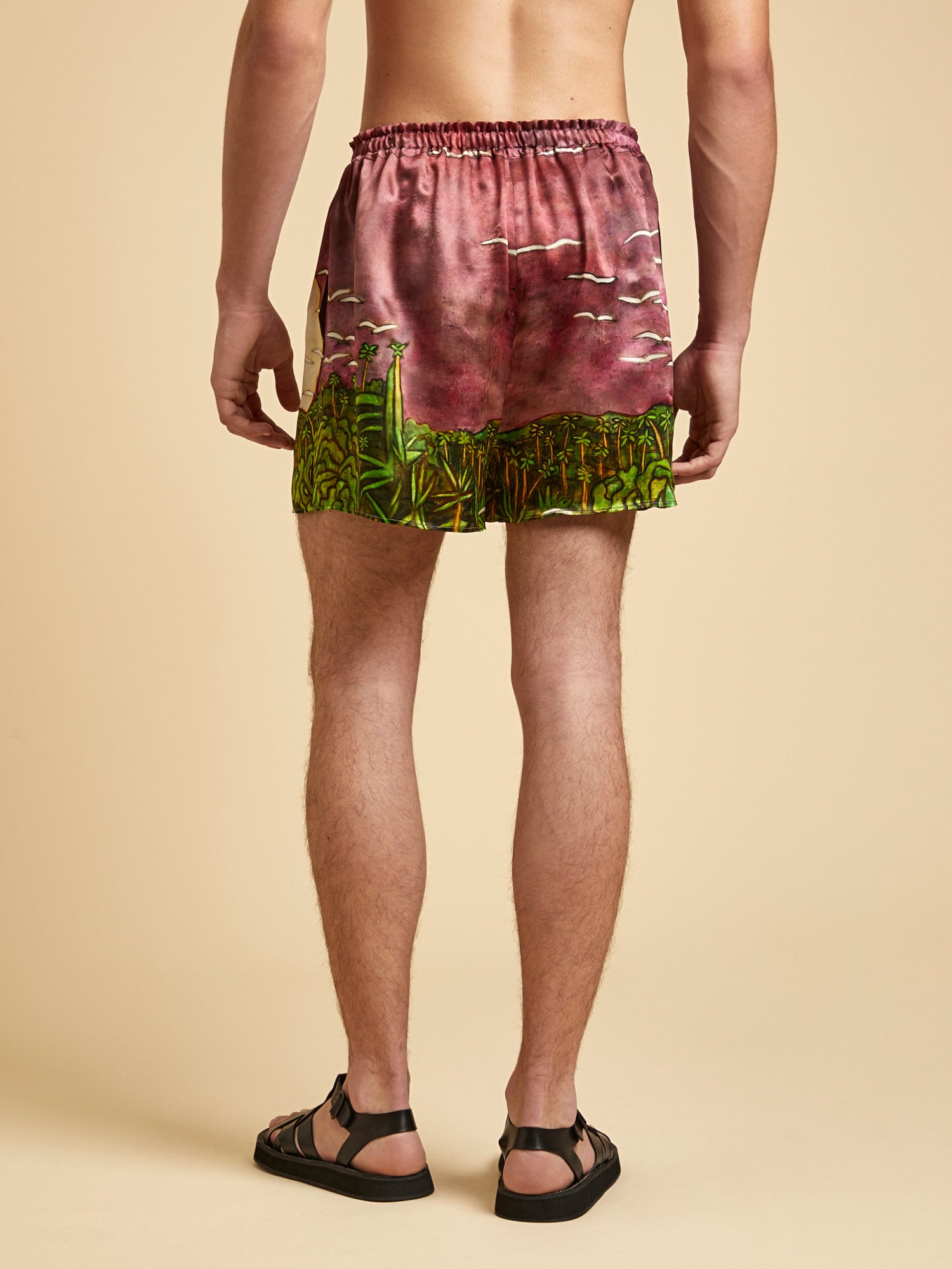 La Sierra Silk Mini Shorts