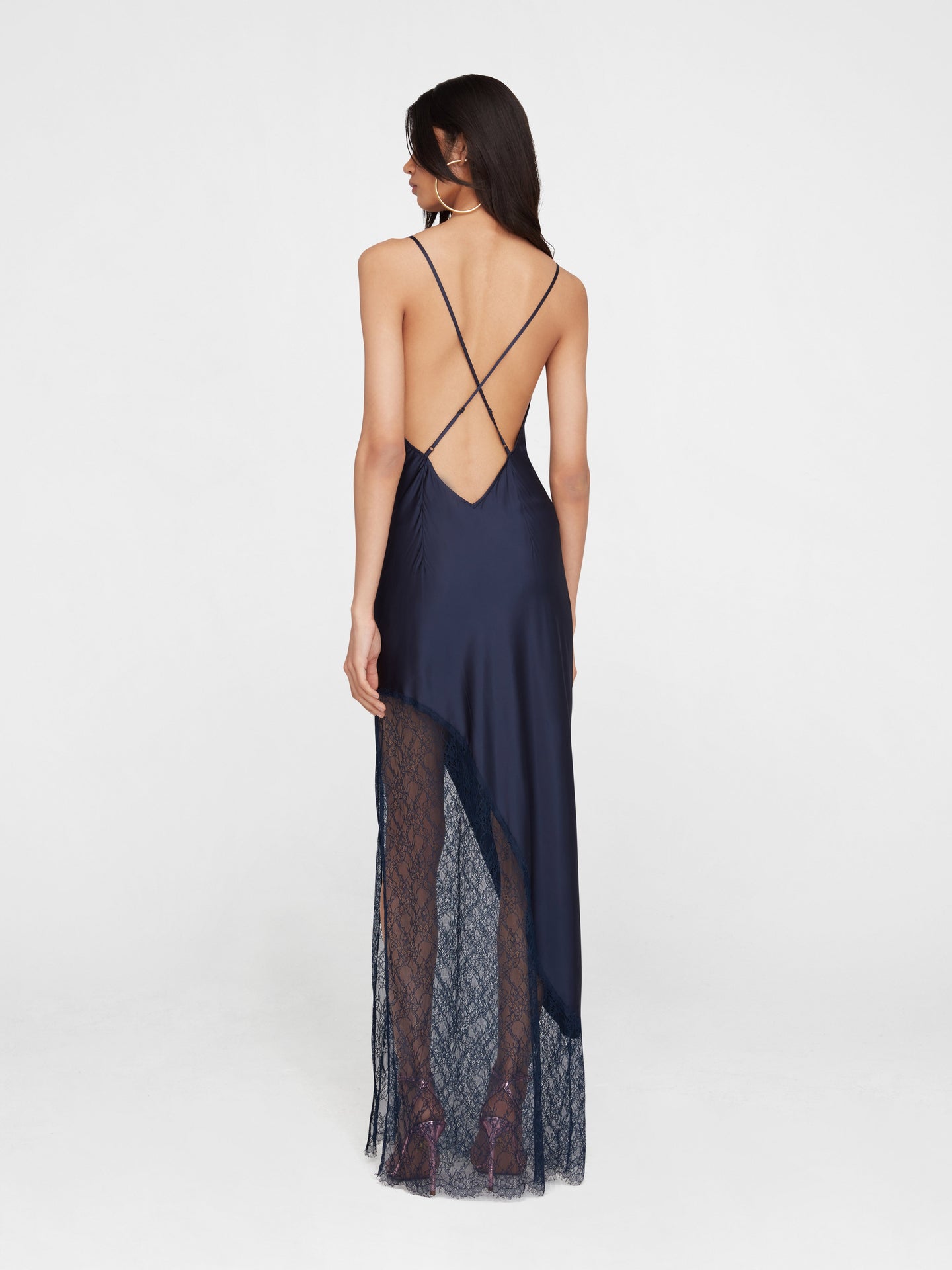 Midnight Lace Long Dress – Donde Esteban