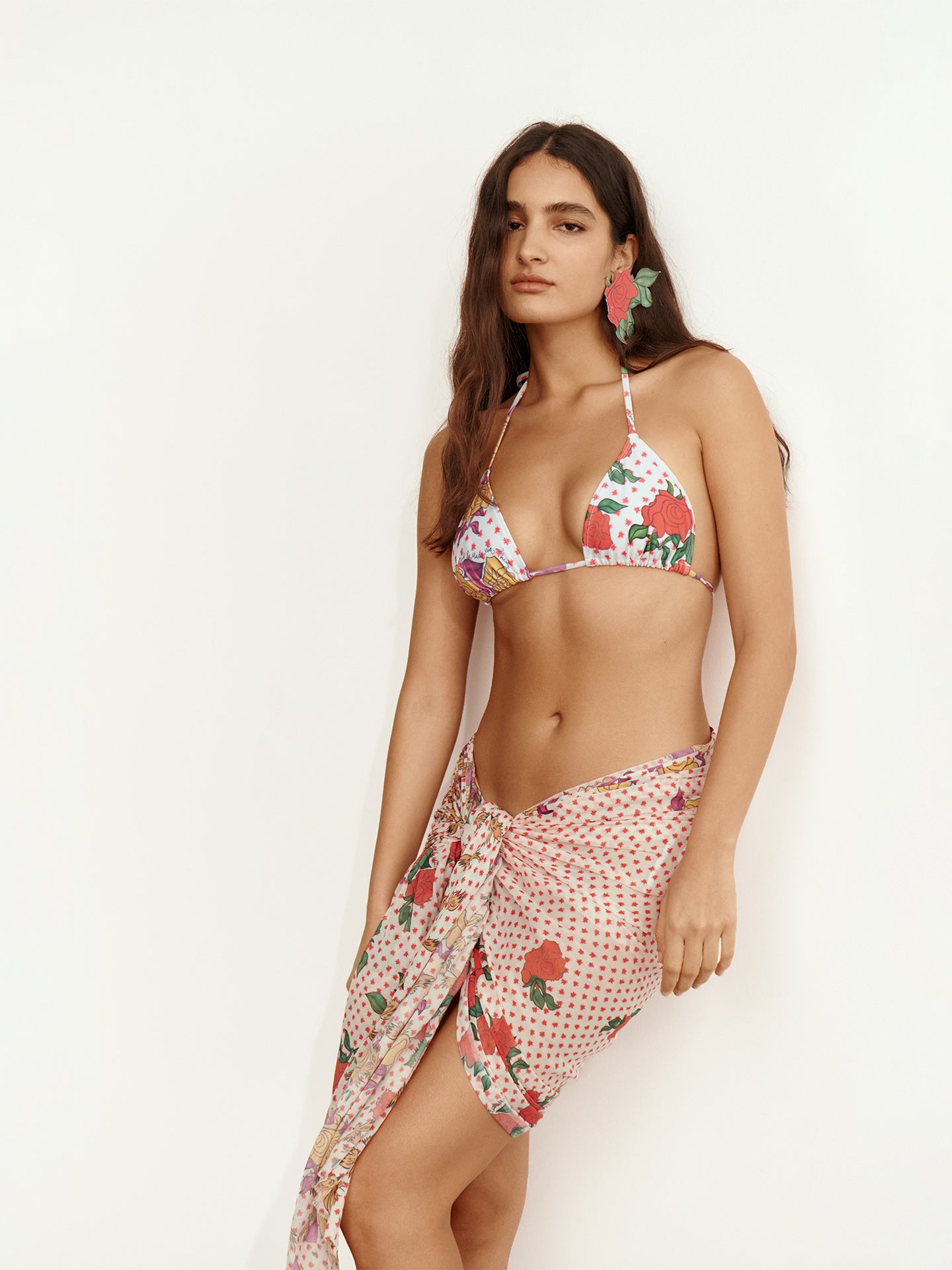 Pajaritos Y Rosas Pareo