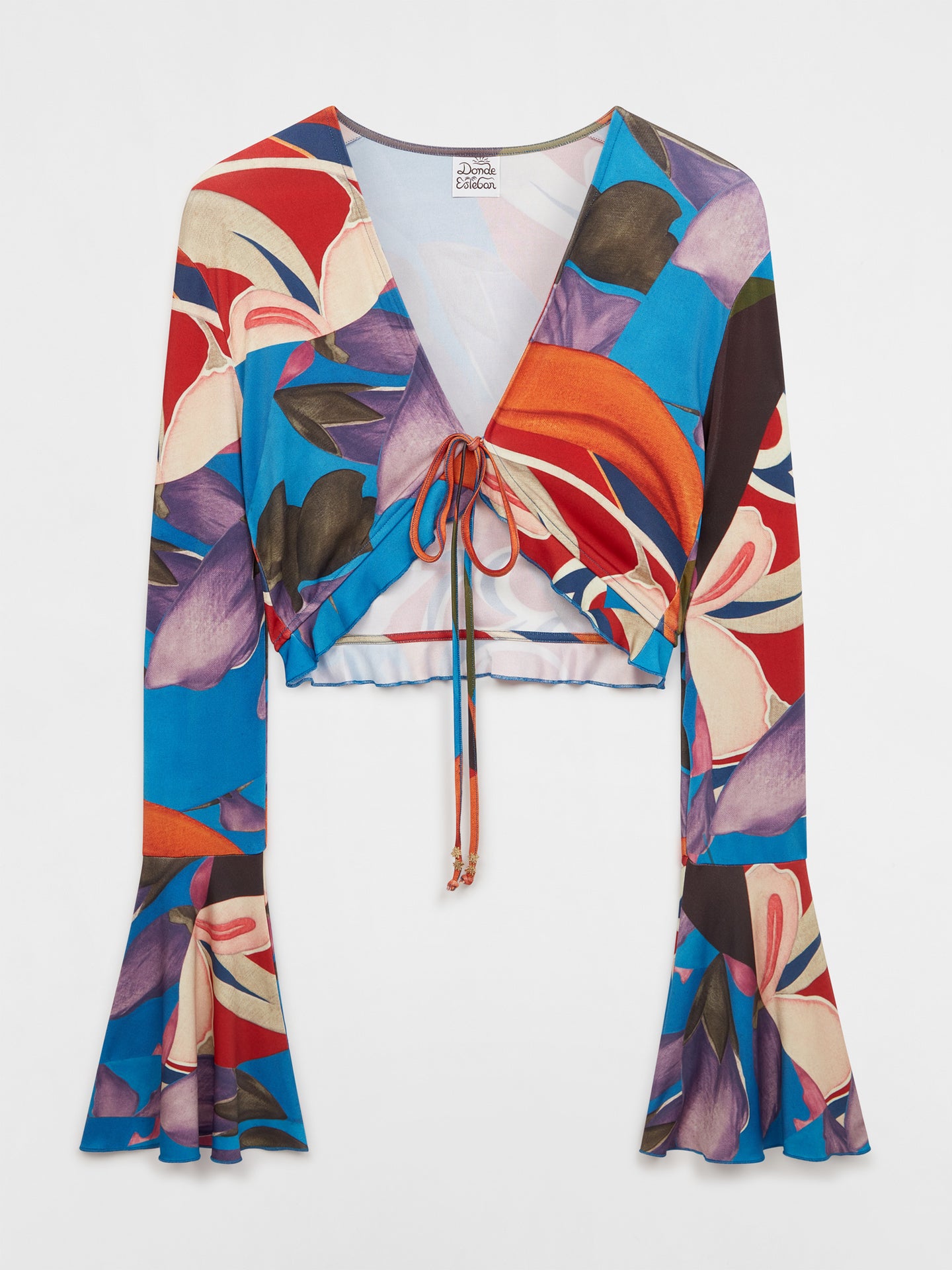 Palenque Flores Jersey Blouse