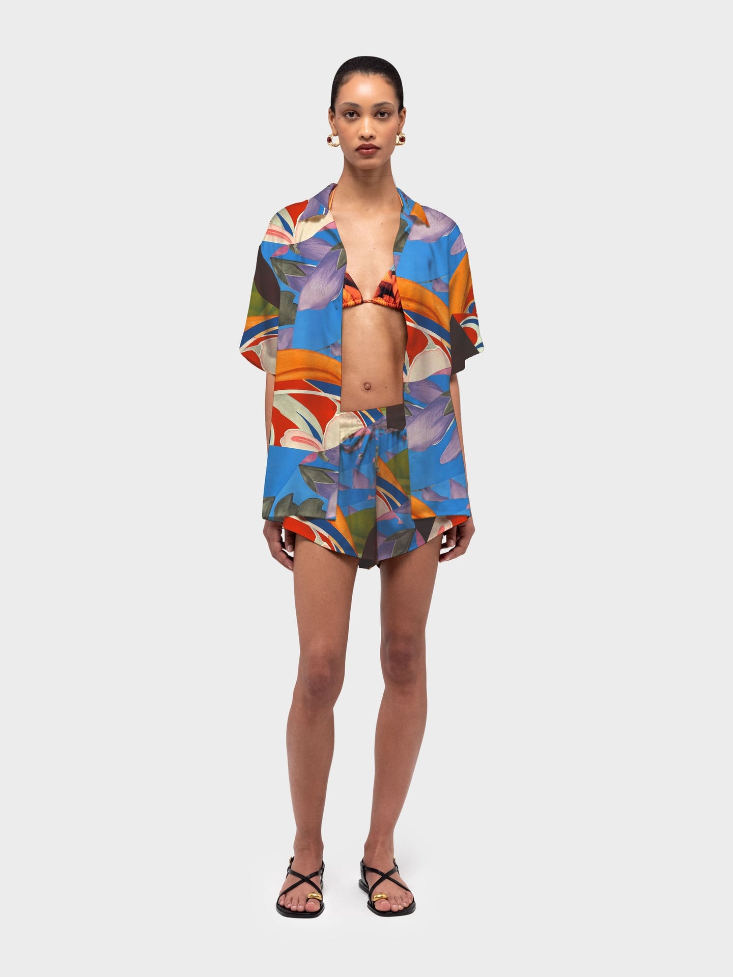 Palenque Flores Short Sleeve Shirt