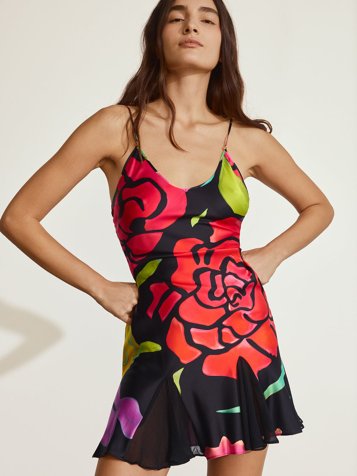 Betty Silk Mini Dress