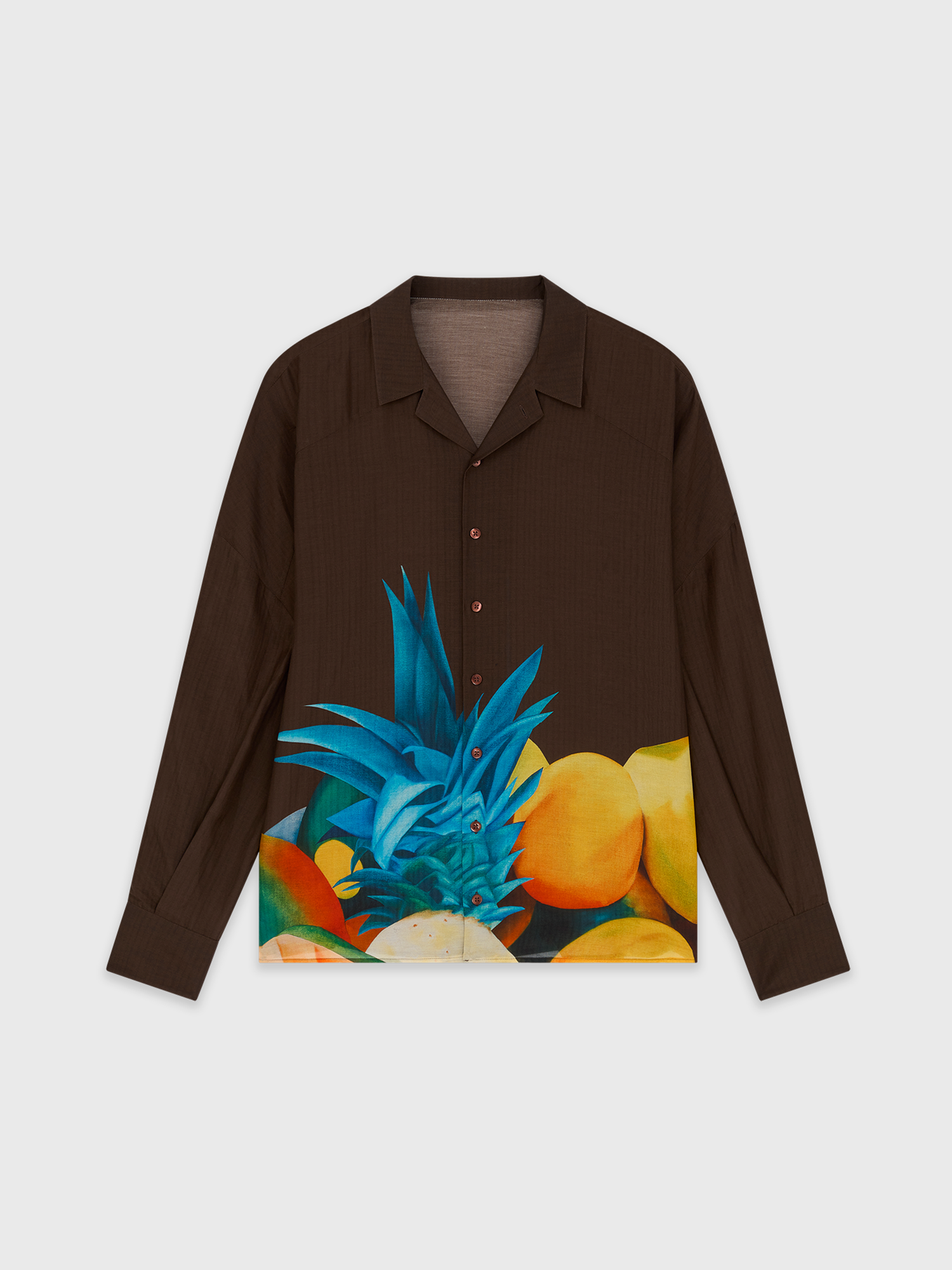Salpicon Long Sleeve Silk Shirt